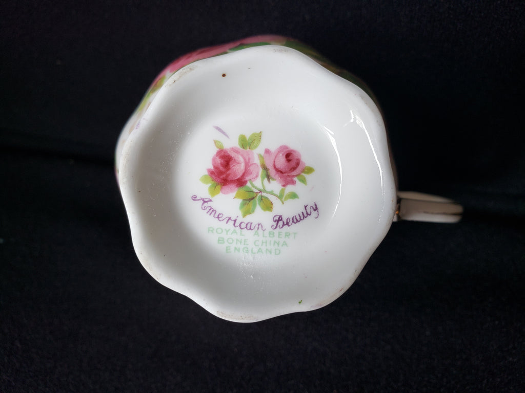 Vintage Royal Albert American Beauty Coffee Cup ONLY (lot 2049)