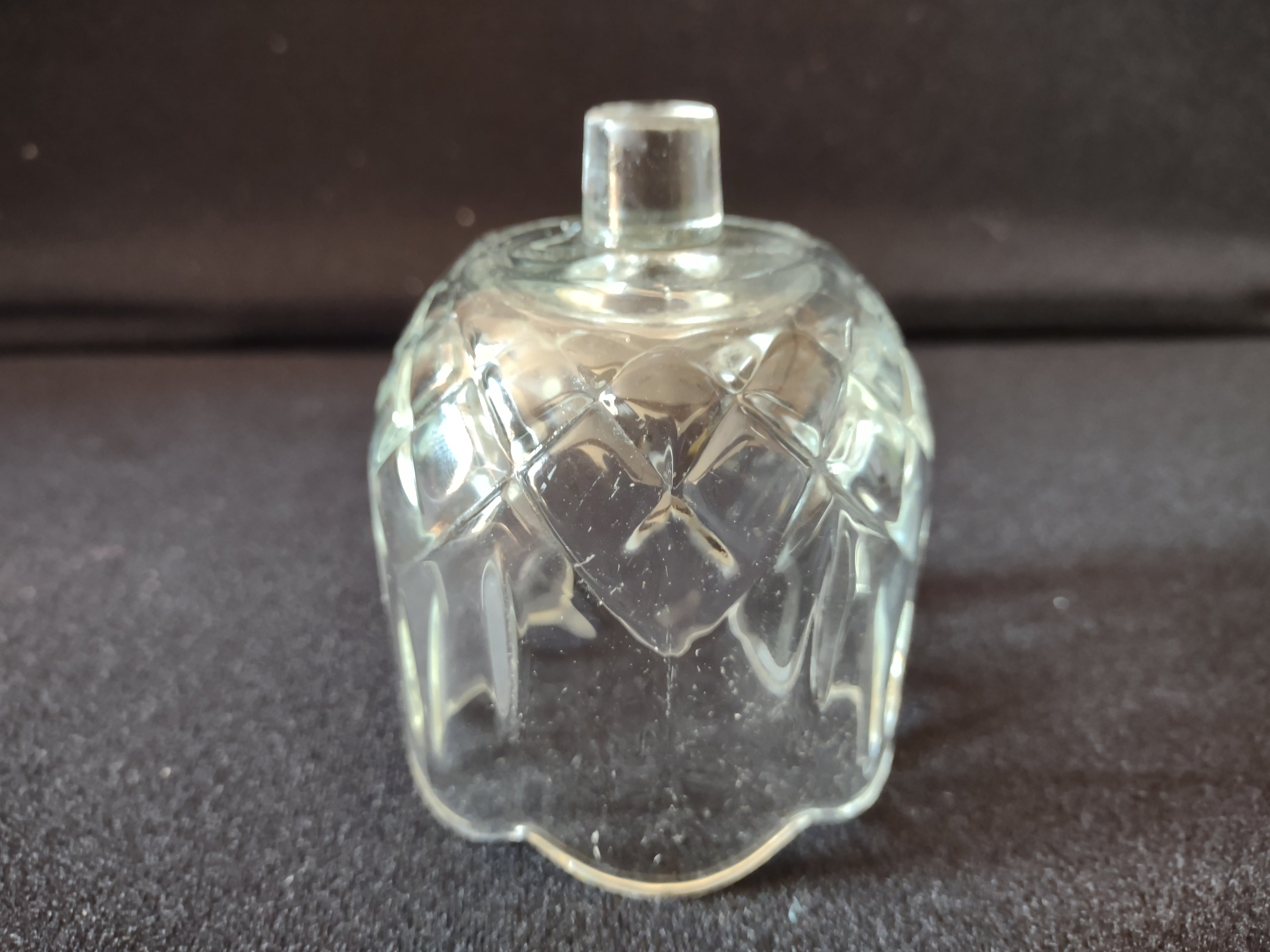 Vintage Home Interior Tall Tulip Shape x 2 Votive Cup Candleholder (lot 5400)