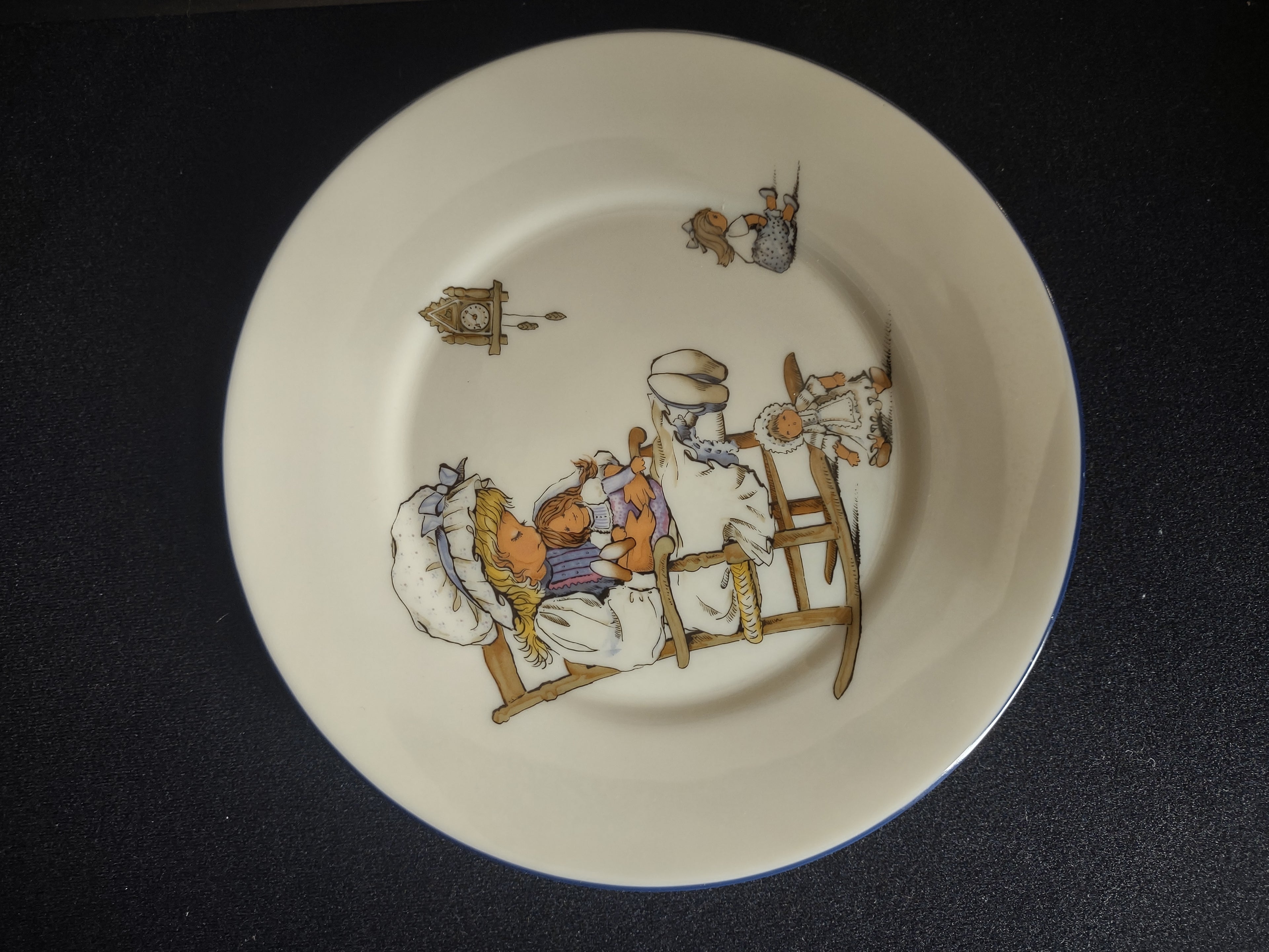 Vintage Lenox Special Dessert or Salad Plate Little Girl Nursery (lot 1859)