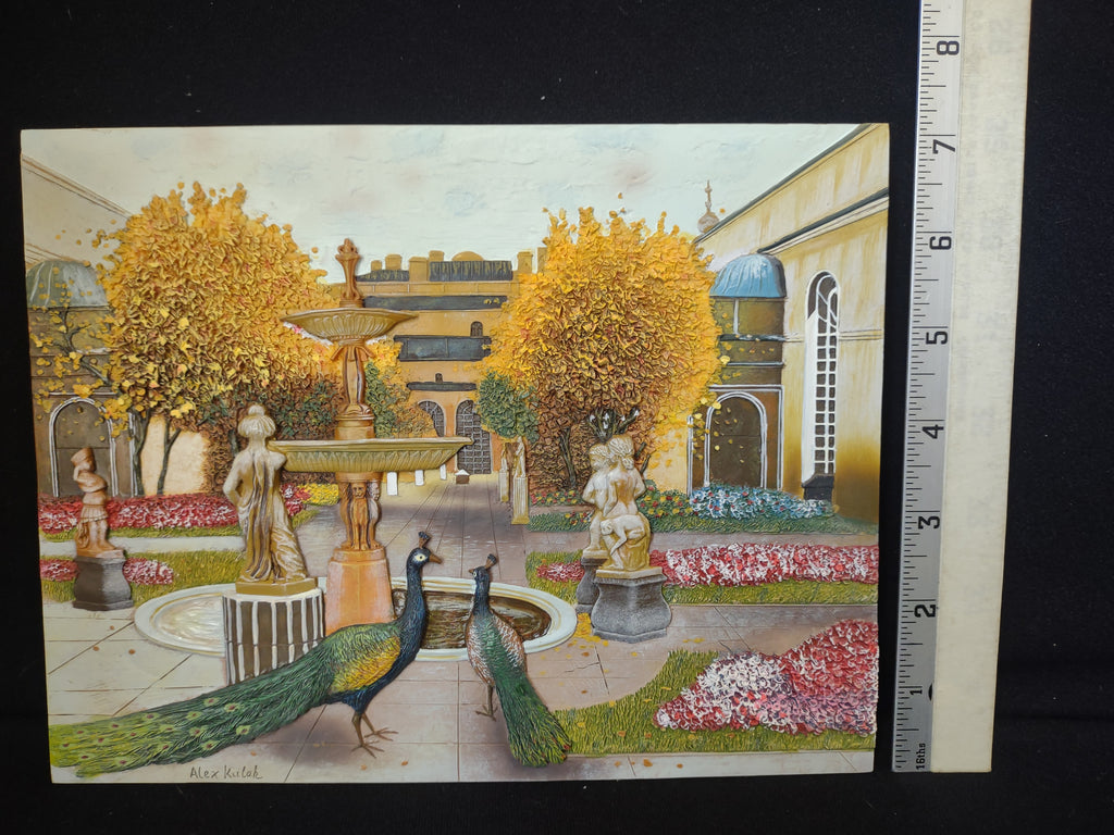 Room with a View Sculpted art Wall Display Hanging St. Petersburg (lot 2747c)