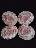Vintage Johnson Brothers Salad Plate Ironstone English Chippendale X4 (Lot 5559)