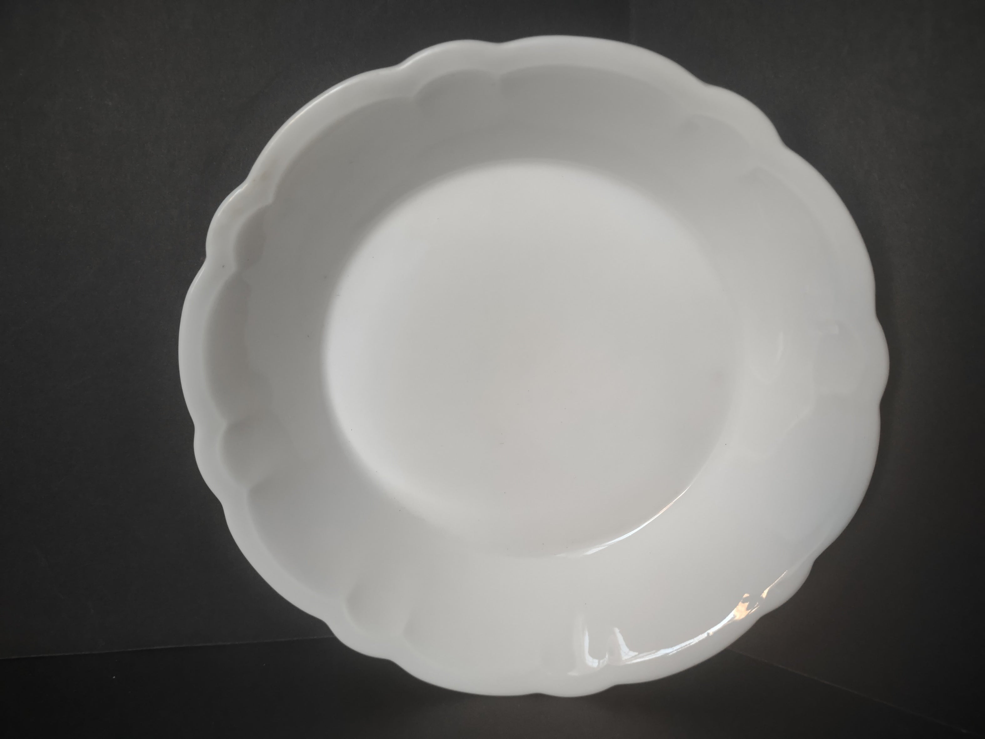 CFH GDM France Limoges Porcelain Bowl 6-1/4" Plain White (lot 1044)