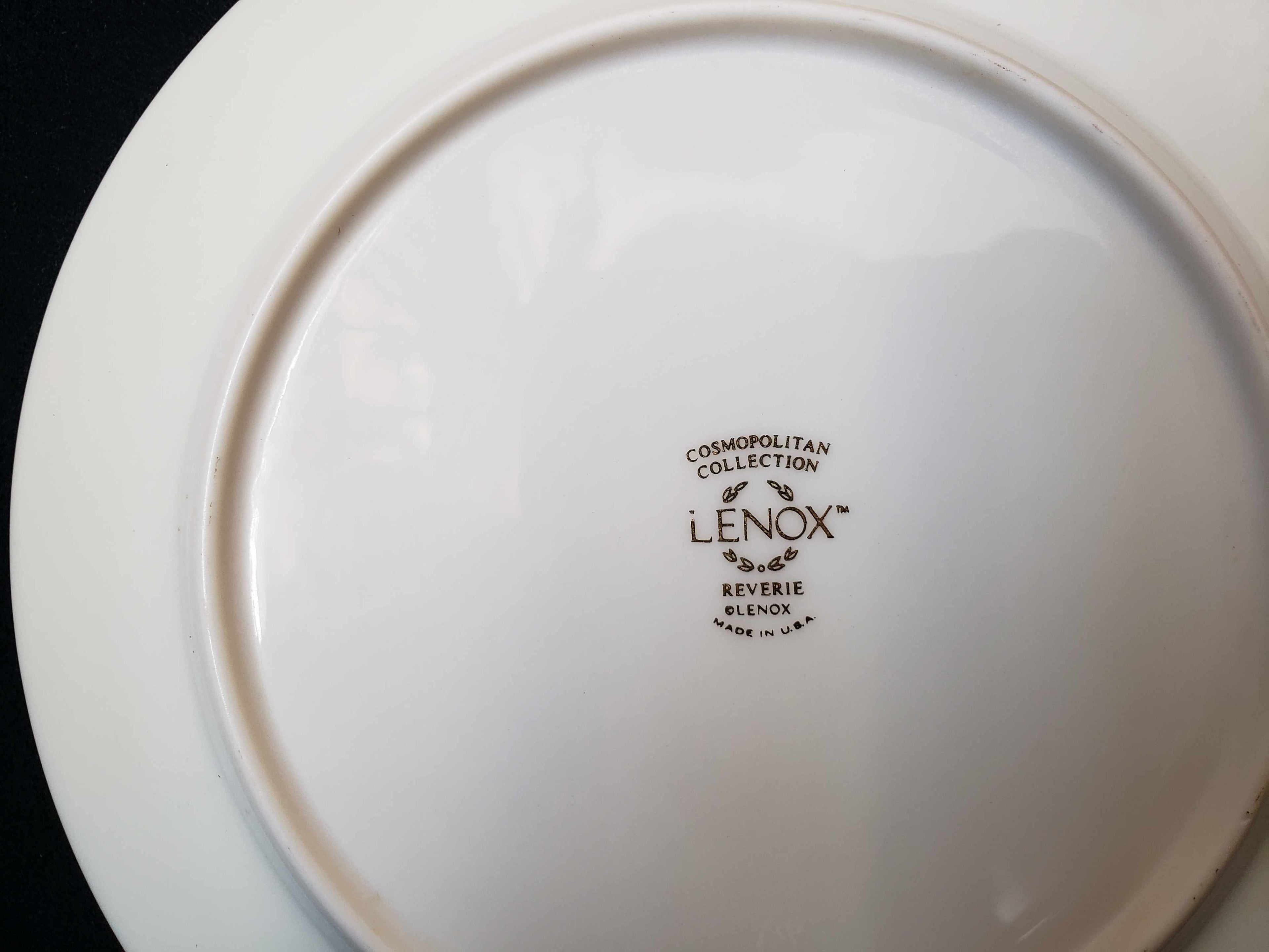 Vintage Lenox Reverie Bread or Dessert Plate 6-1/2" (lot 1961)