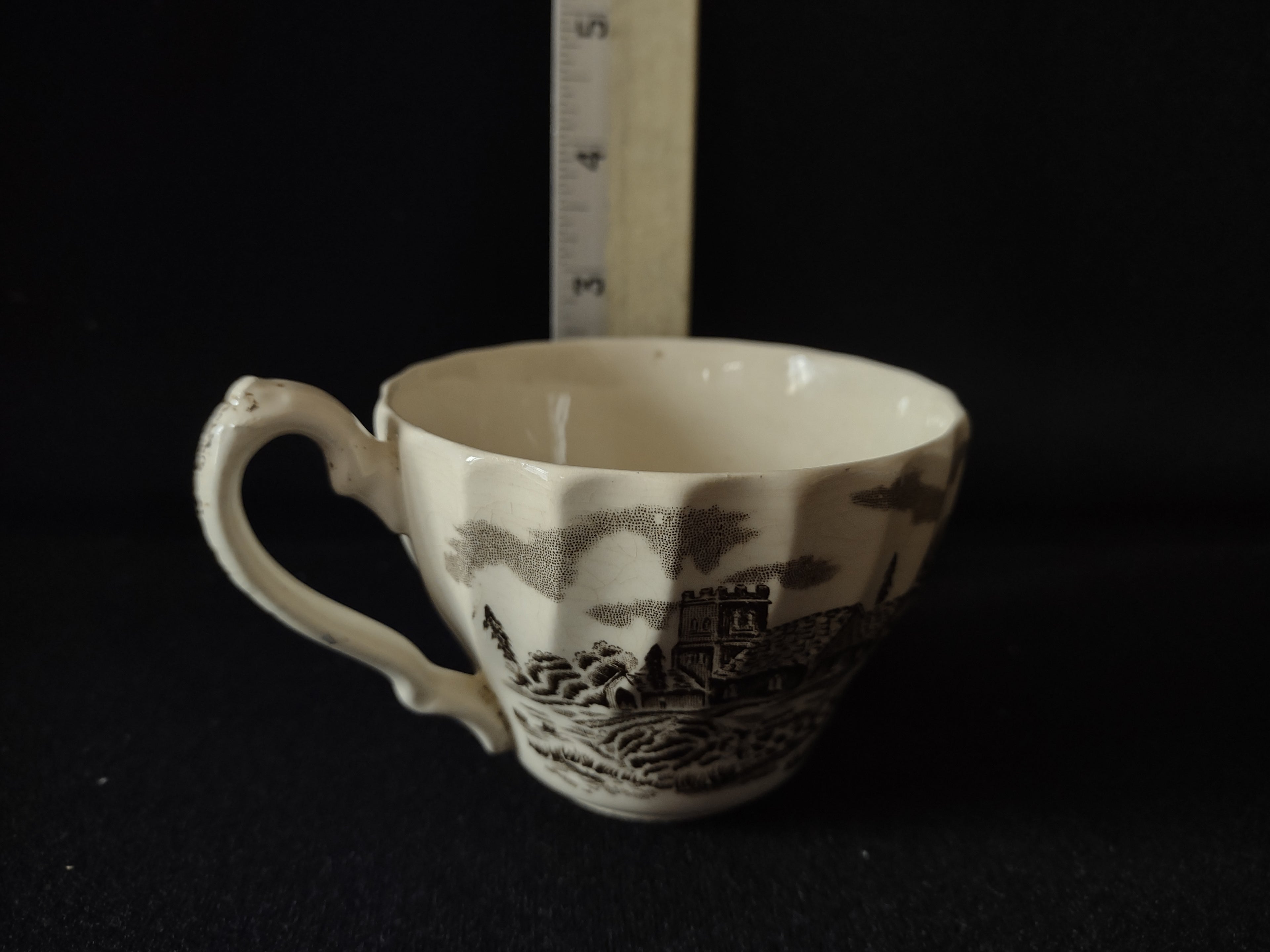 Vintage Royal Mail Ironstone England Tea Cup ONLY (lot 5542)