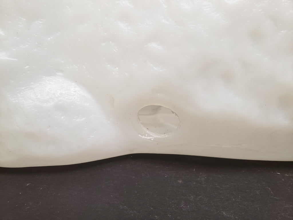 Vintage Christmas Outdoor White Lamb Blow Mold 26" long (lot 2260)