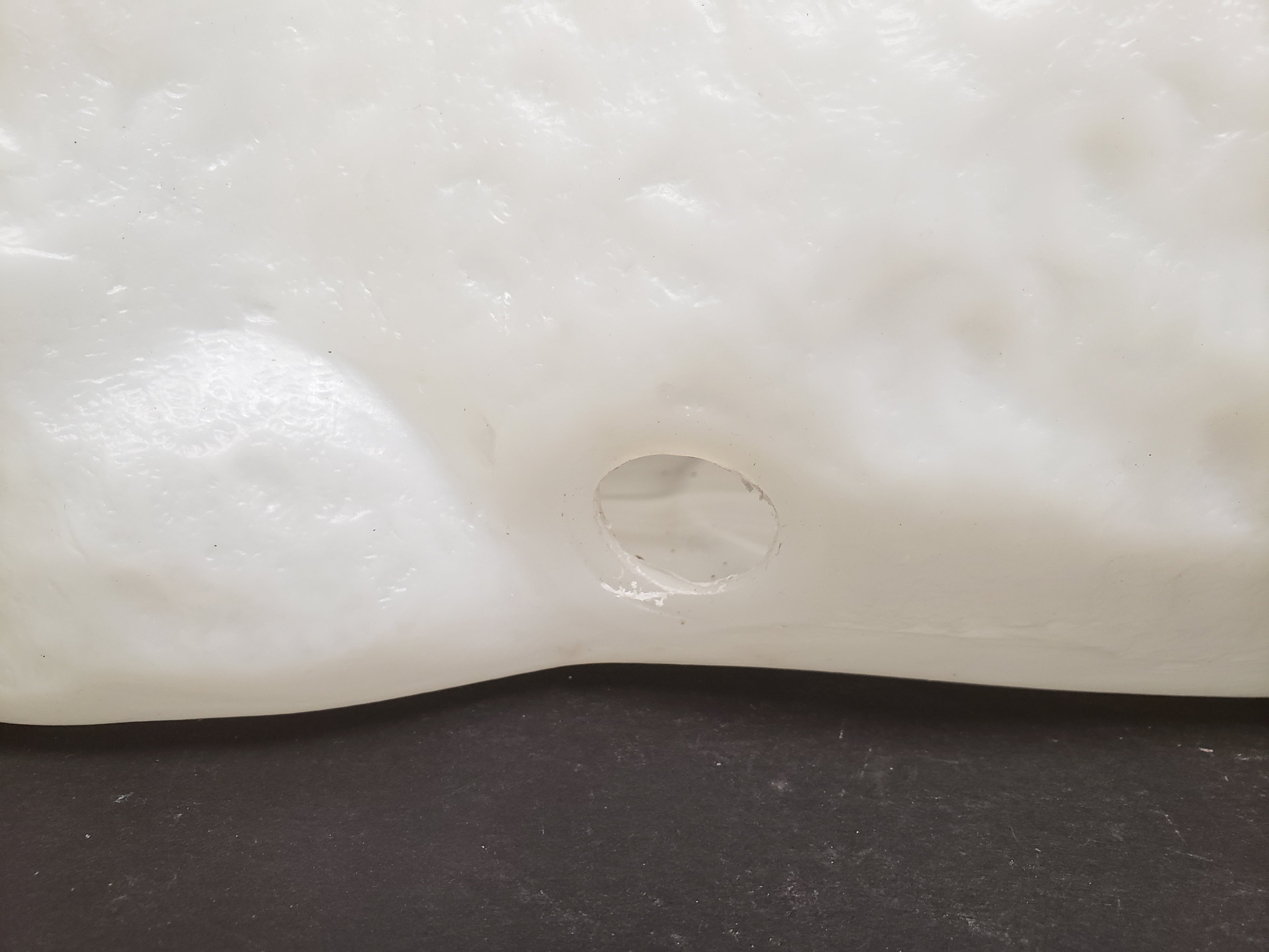 Vintage Christmas Outdoor White Lamb Blow Mold 26" long (lot 2260)