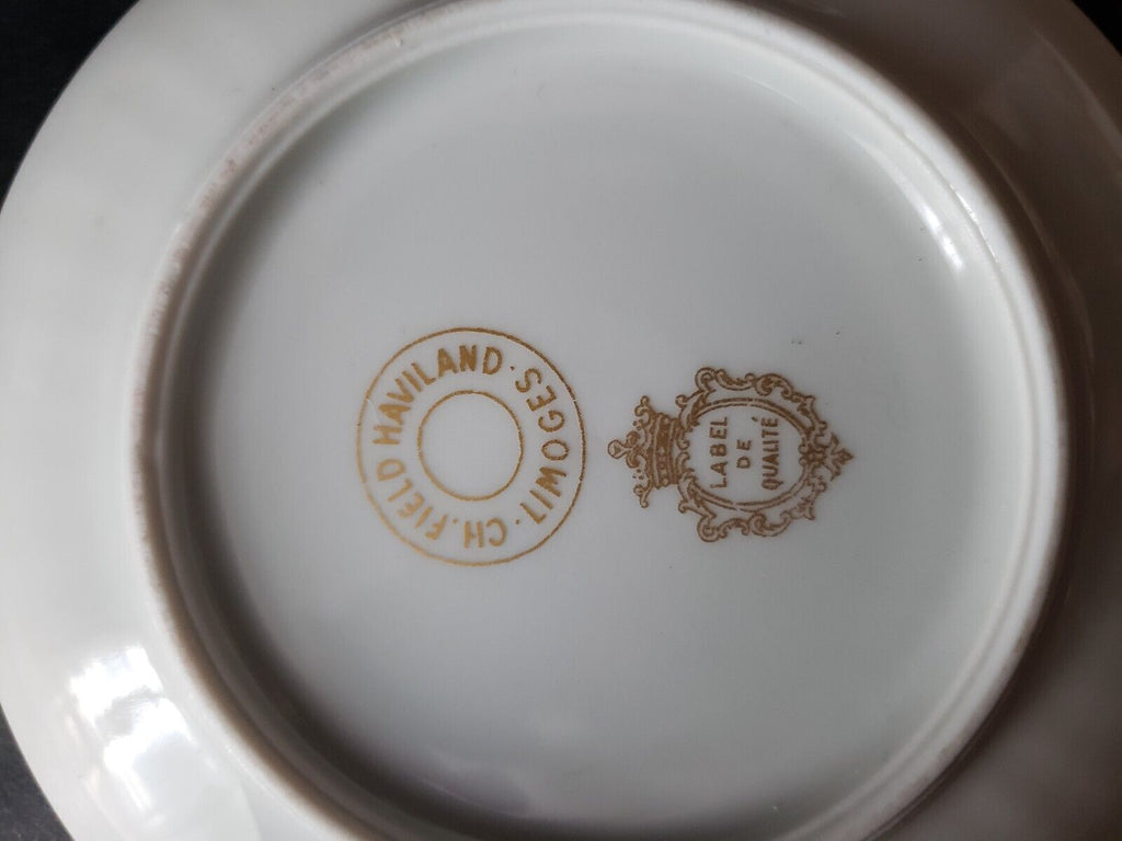 CH Field Vintage 2 x Demitasse Espresso Coffee Cup White Whicker Design (lot 652