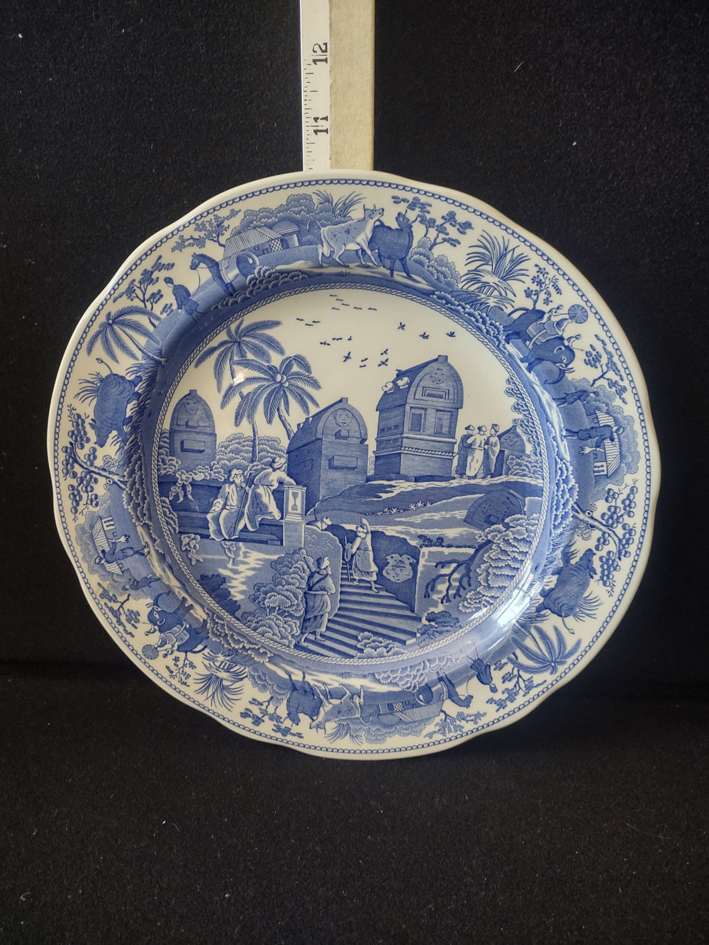 Vintage Spode Blue Room Collection Plate Caramanian (Lot 5731)