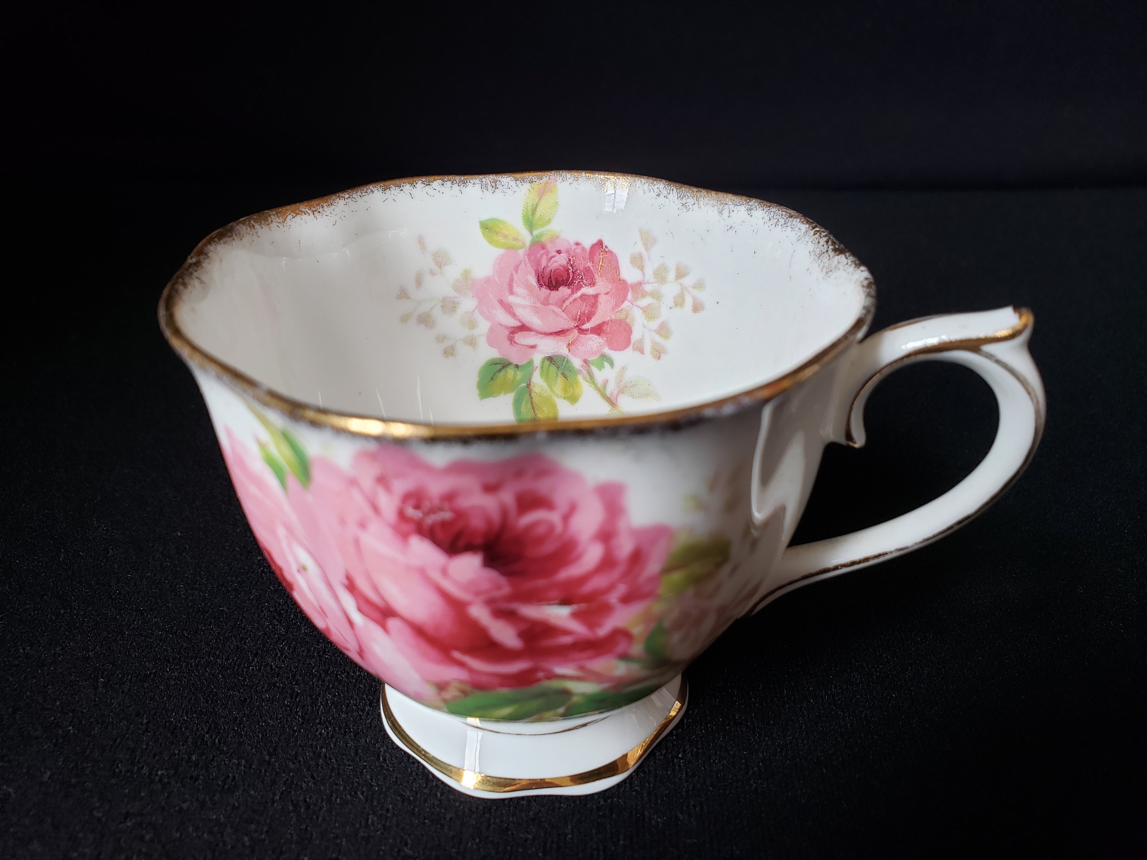 Vintage Royal Albert American Beauty Coffee Cup ONLY (lot 2049)