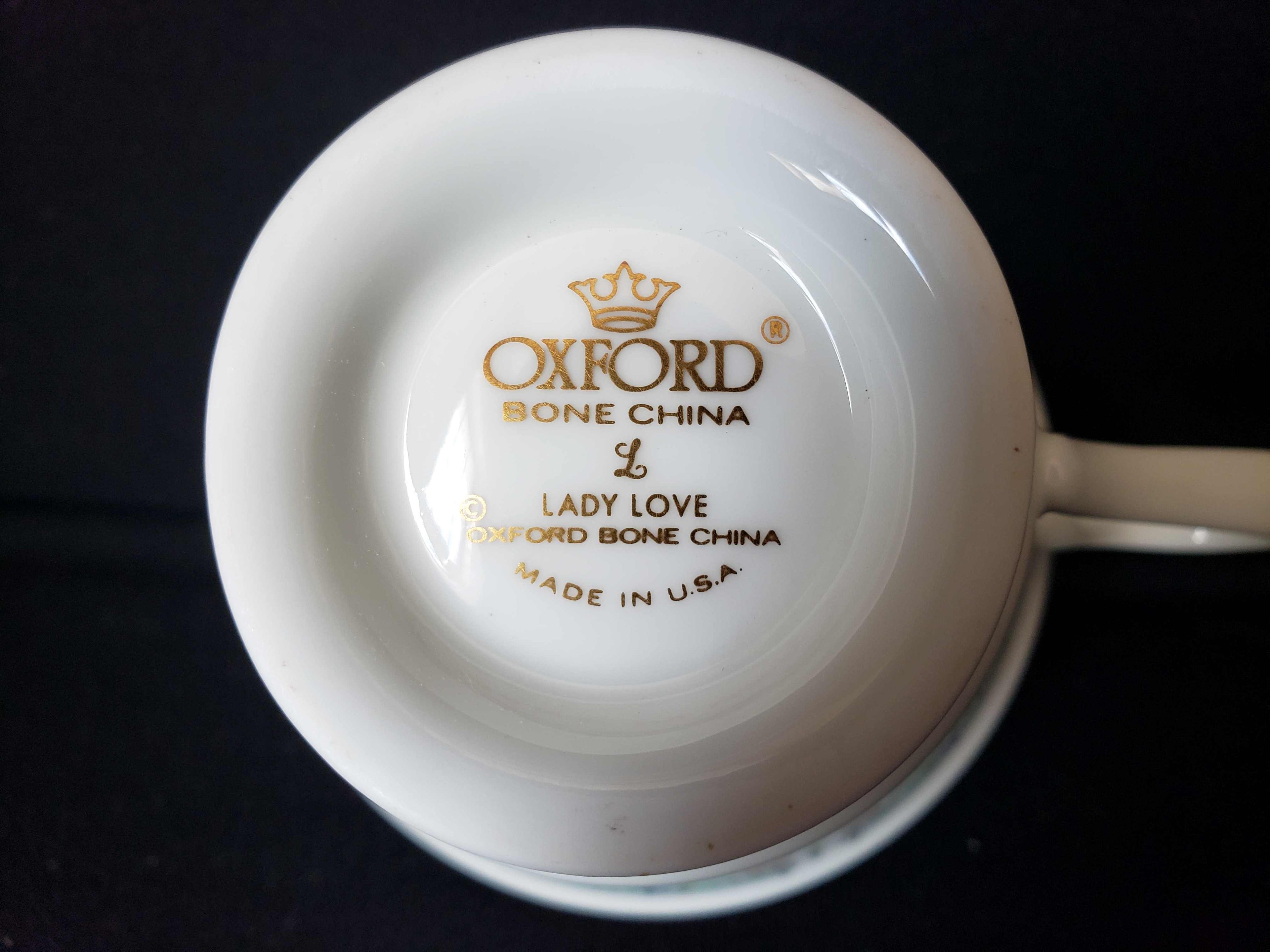 Vintage Lenox Lady Love Oxford Bone China Tea Cup ONLY (lot 1956)