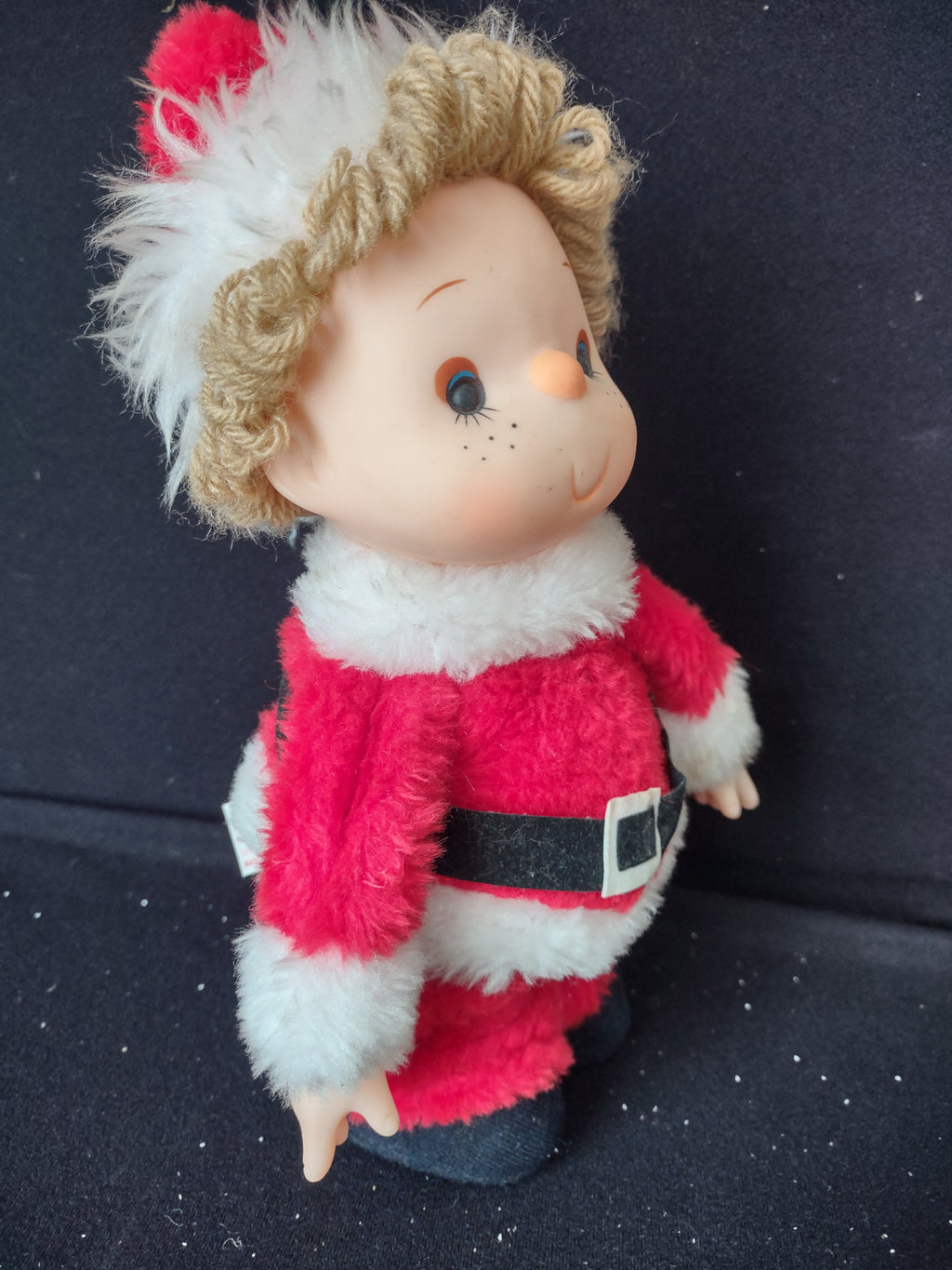 Vintage Fun World Christmas Wind Up Animated Musical Toy (lot 2374)