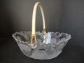Von Maur Wedding Basket Roses Etched Glass (lot 2663)