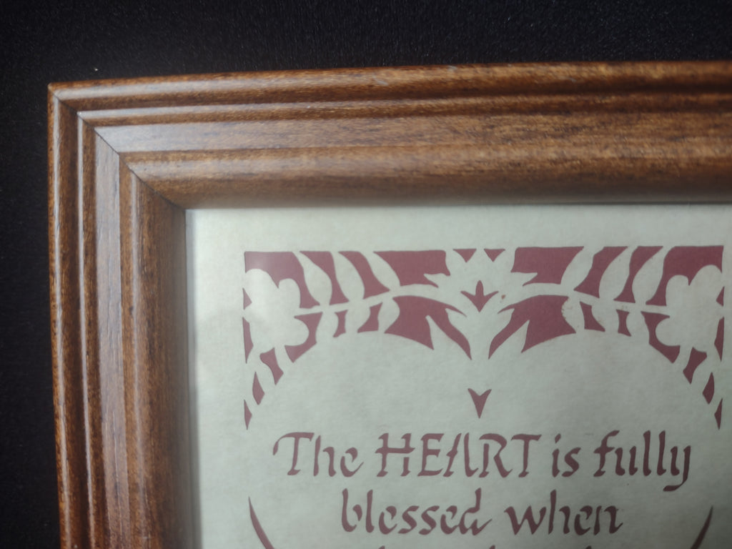Vintage Designs with Scissors Picture Heart Blessed Friend (lot 1777)