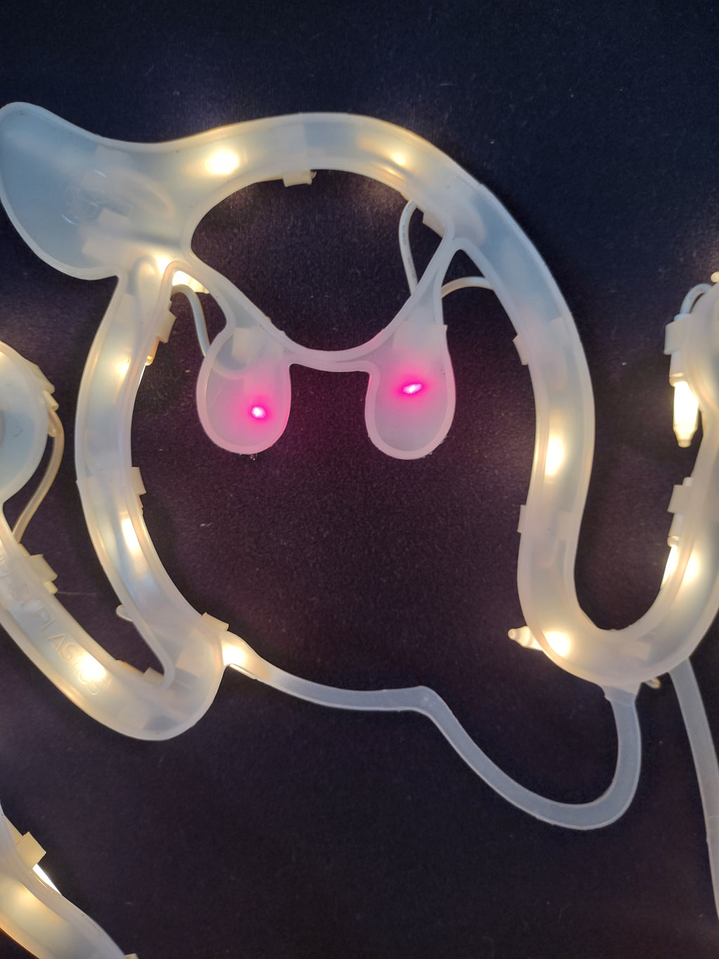 Halloween Lighted Ghost Window Wall Decoration REPAIRED (Lot 4363)