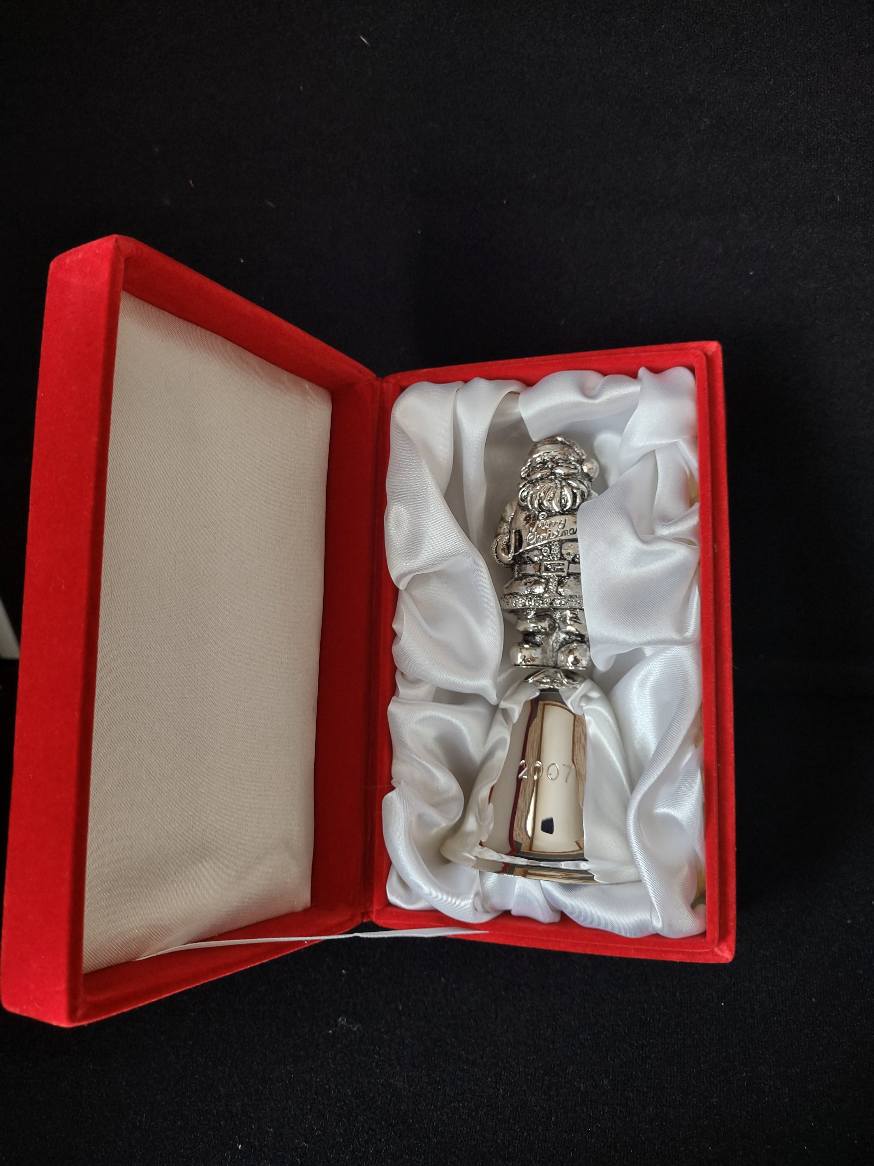 Christmas Santa Bell Silver-Plated St. Nicholas Square 2007 (lot 2515c)