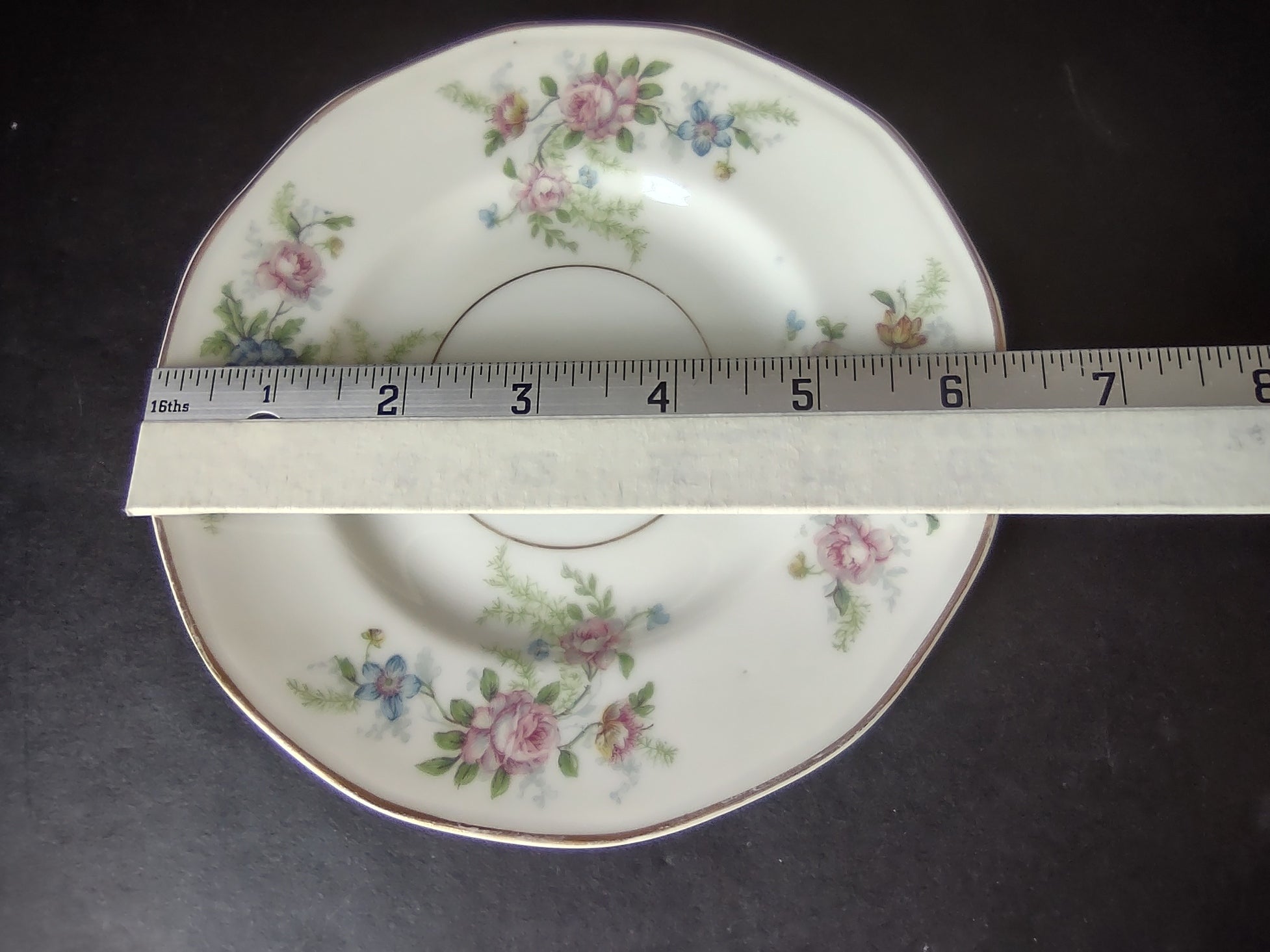 Haviland Limoges Fleurette 7 x Dessert Plate 6-1/2" Floral (lot 809)