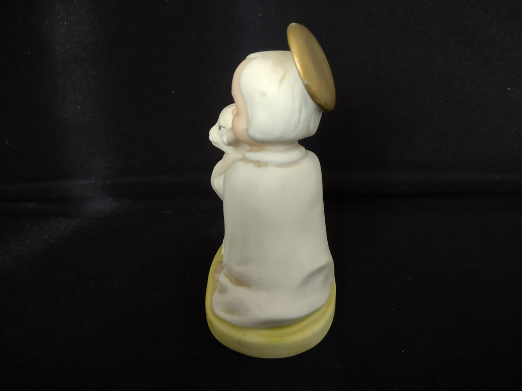 Vintage Homco Home Interiors Holy Child with Lamb Shepherd (lot 2436)