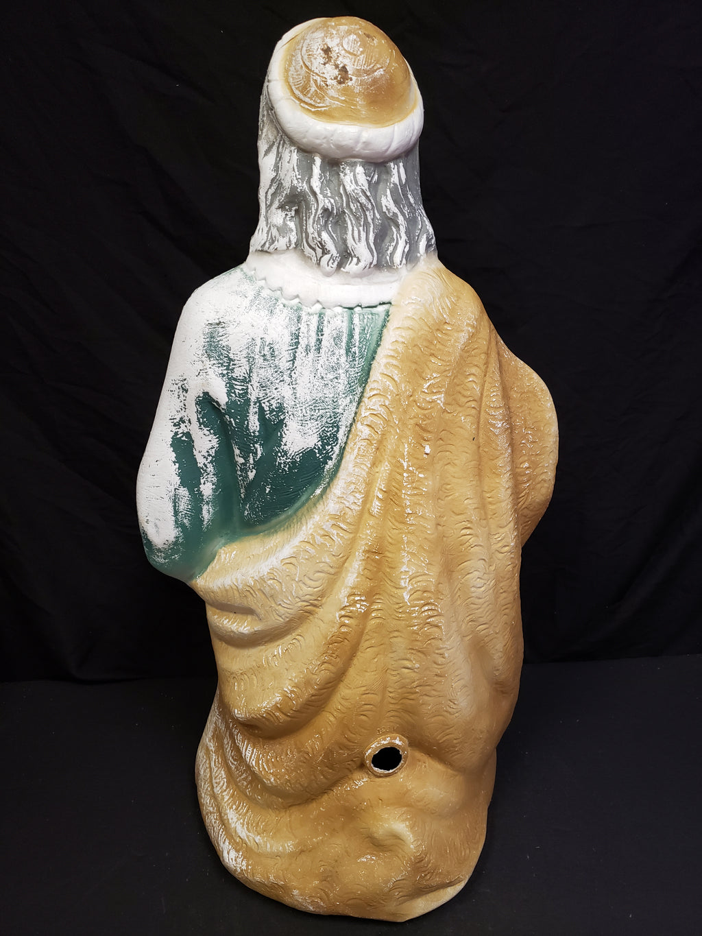 Vintage Christmas Outdoor Green Joseph NO STAFF Blow Mold 27" (lot 2259)