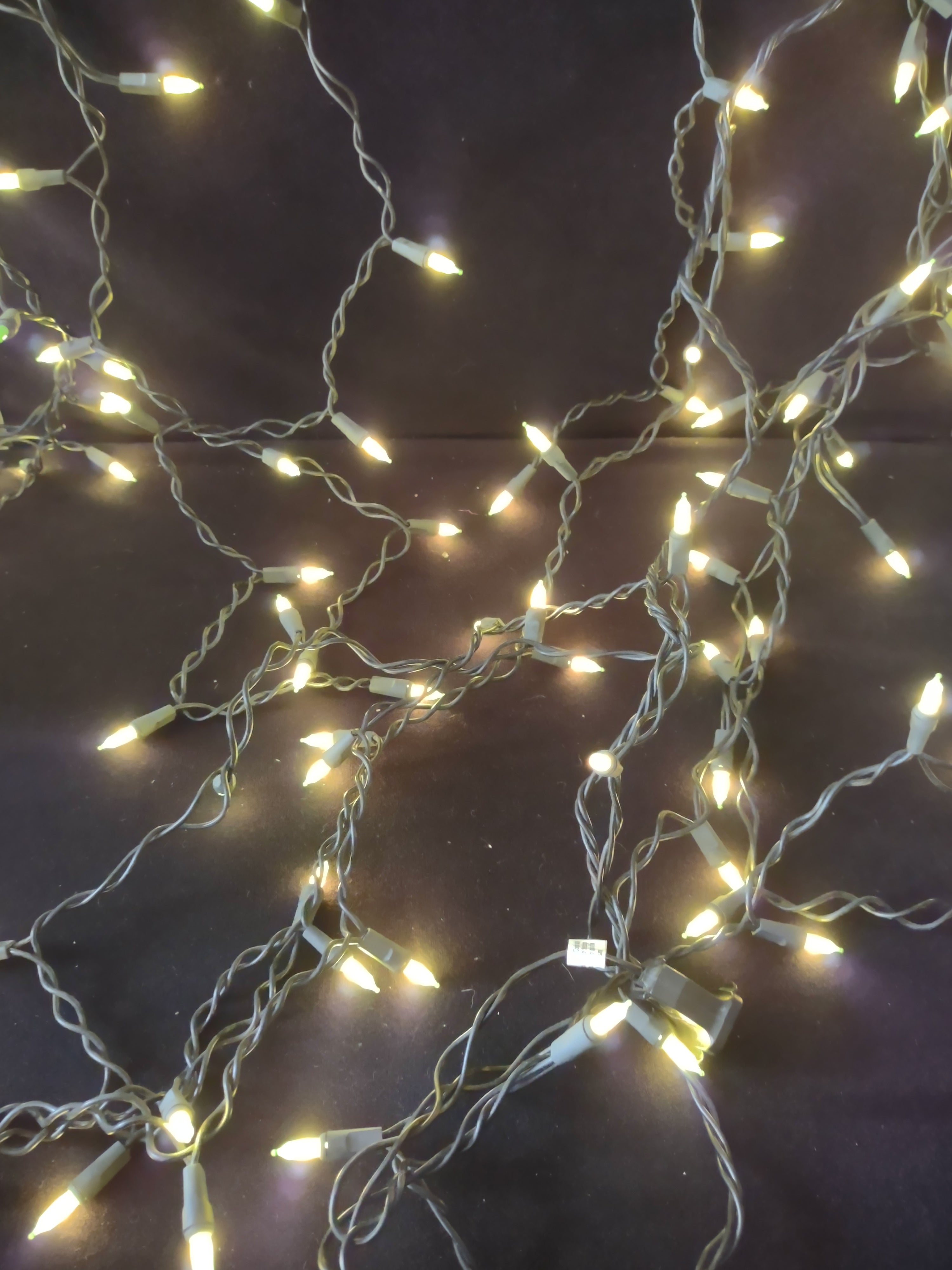 Halloween Icicle Green Lights String 10' (Lot 3081)