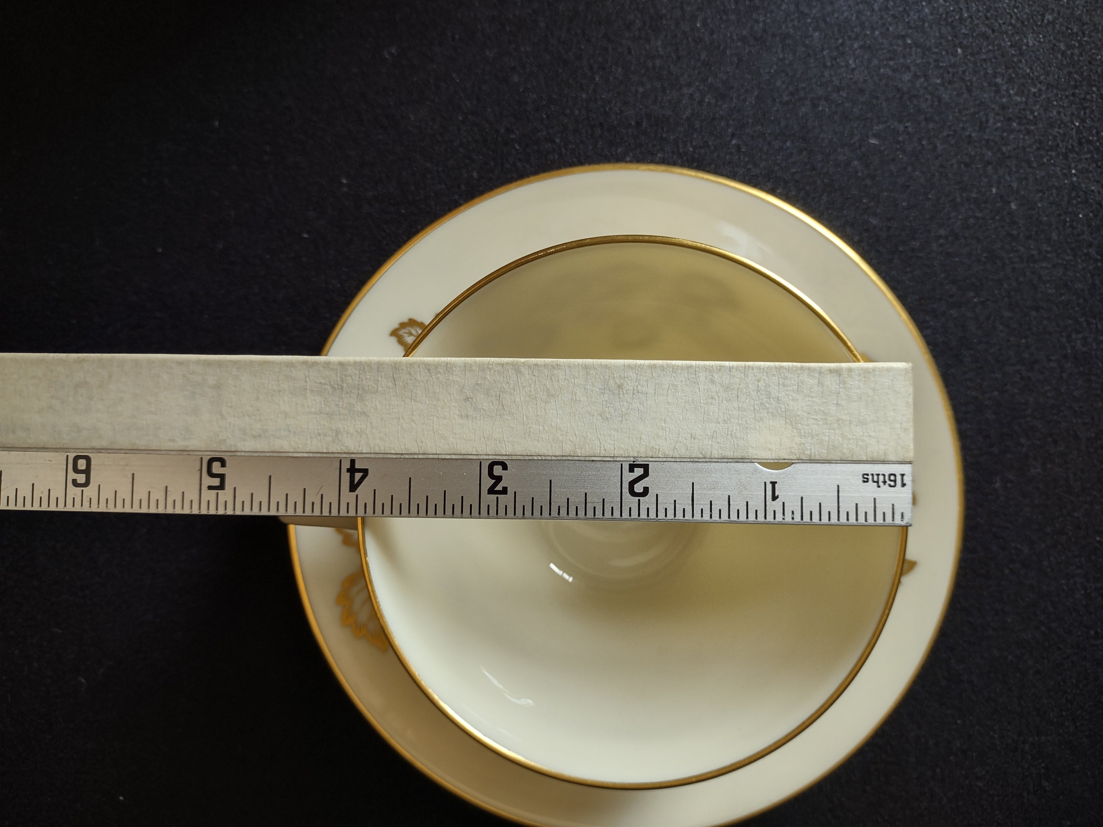 Vintage Lenox T-426 Tea Cup with Saucer (lot 1899)