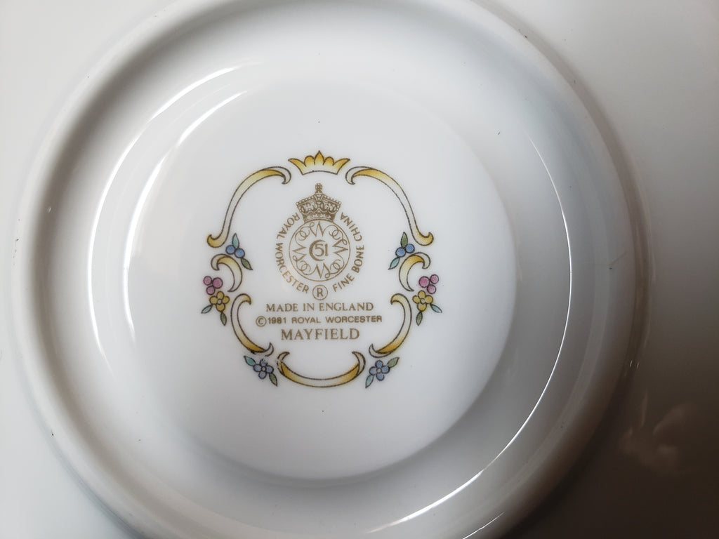 Vintage Royal Worcester Mayfield Saucer ONLY (lot 2084)