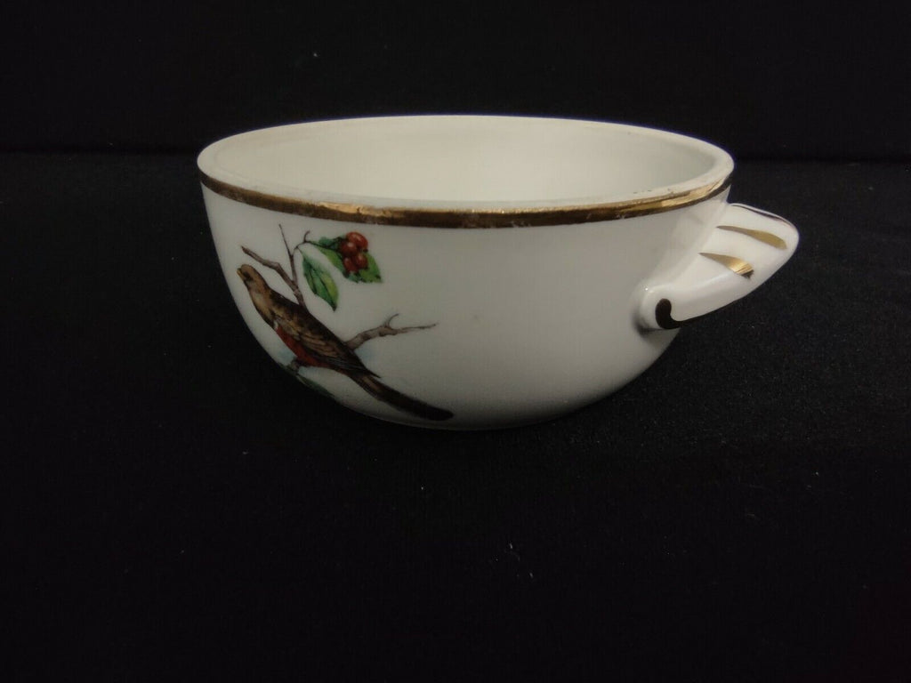 041 Vintage Collectible Pivilite Porcelain French Dish Bowl with Birds