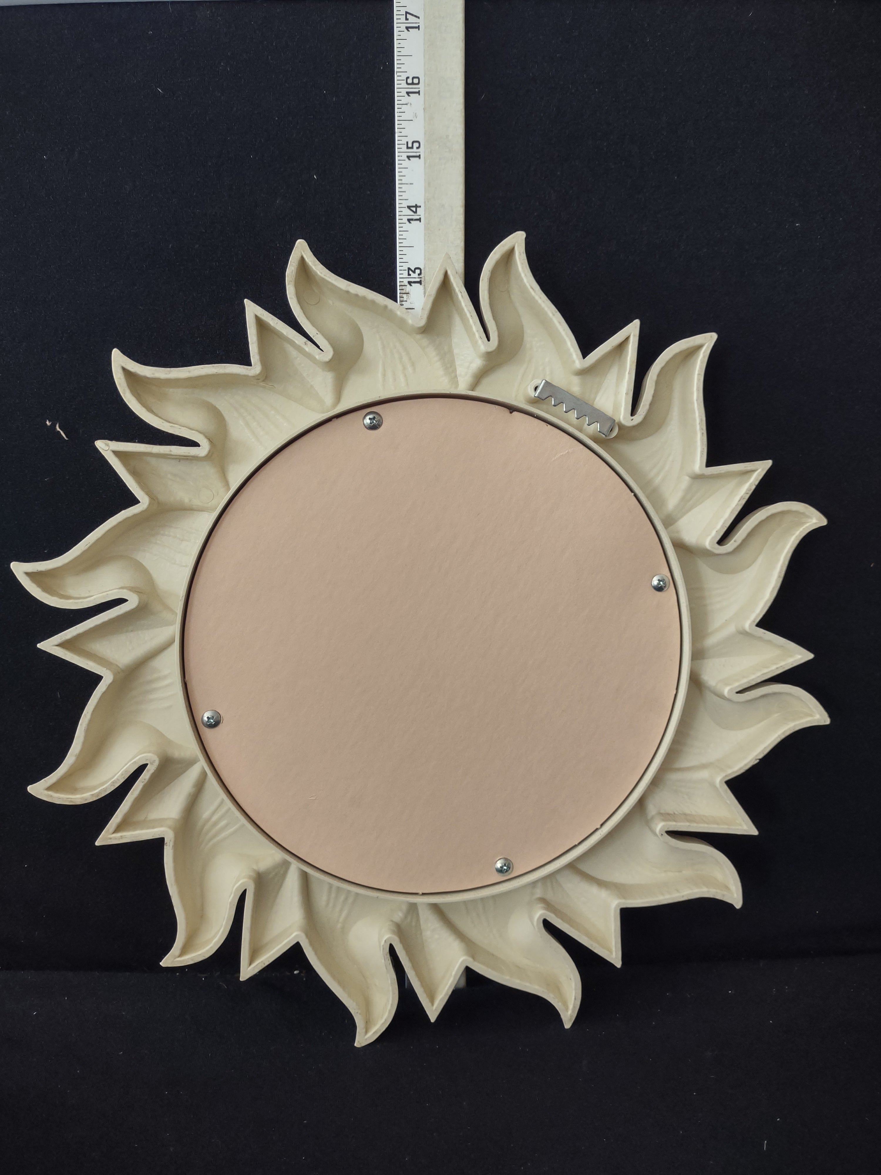 Vintage Sunburst Mirror Wall Hanging Southwestern Style (Lot 3859)