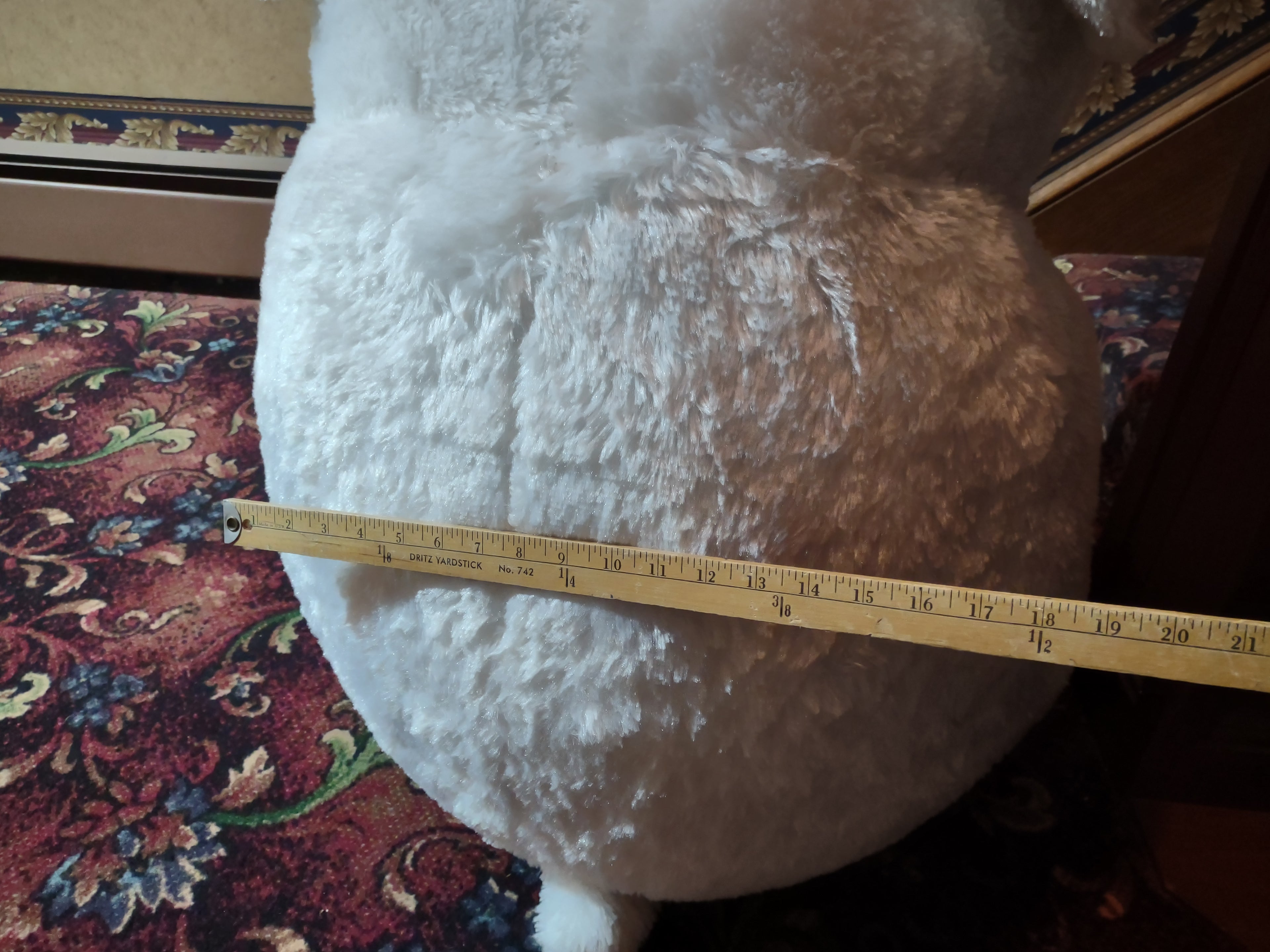 Large 3 Ft Plush Polar Bear (lot 3402)