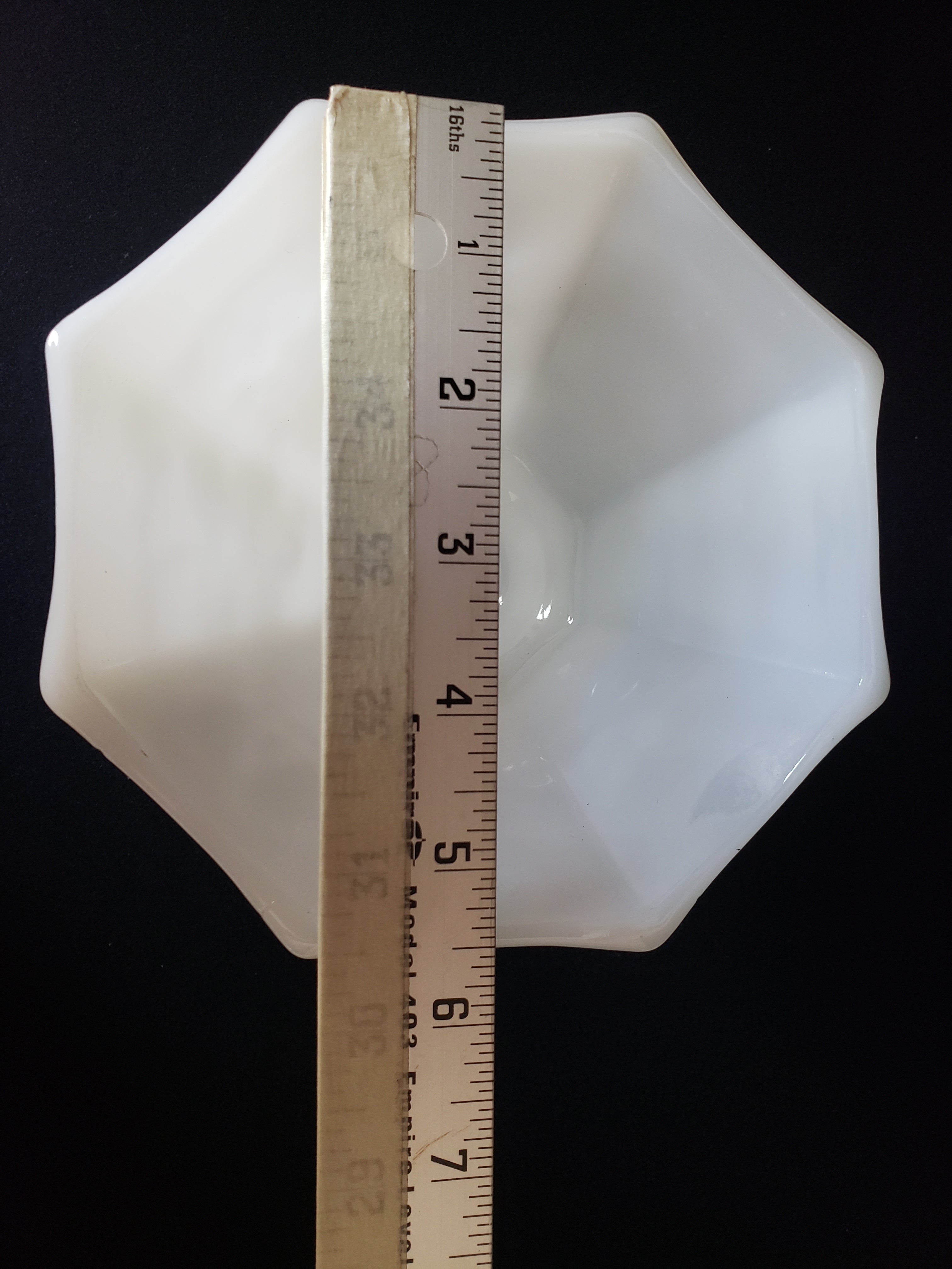 Vintage Milk Glass Candy Container Grape Design with Lid (lot 2219)