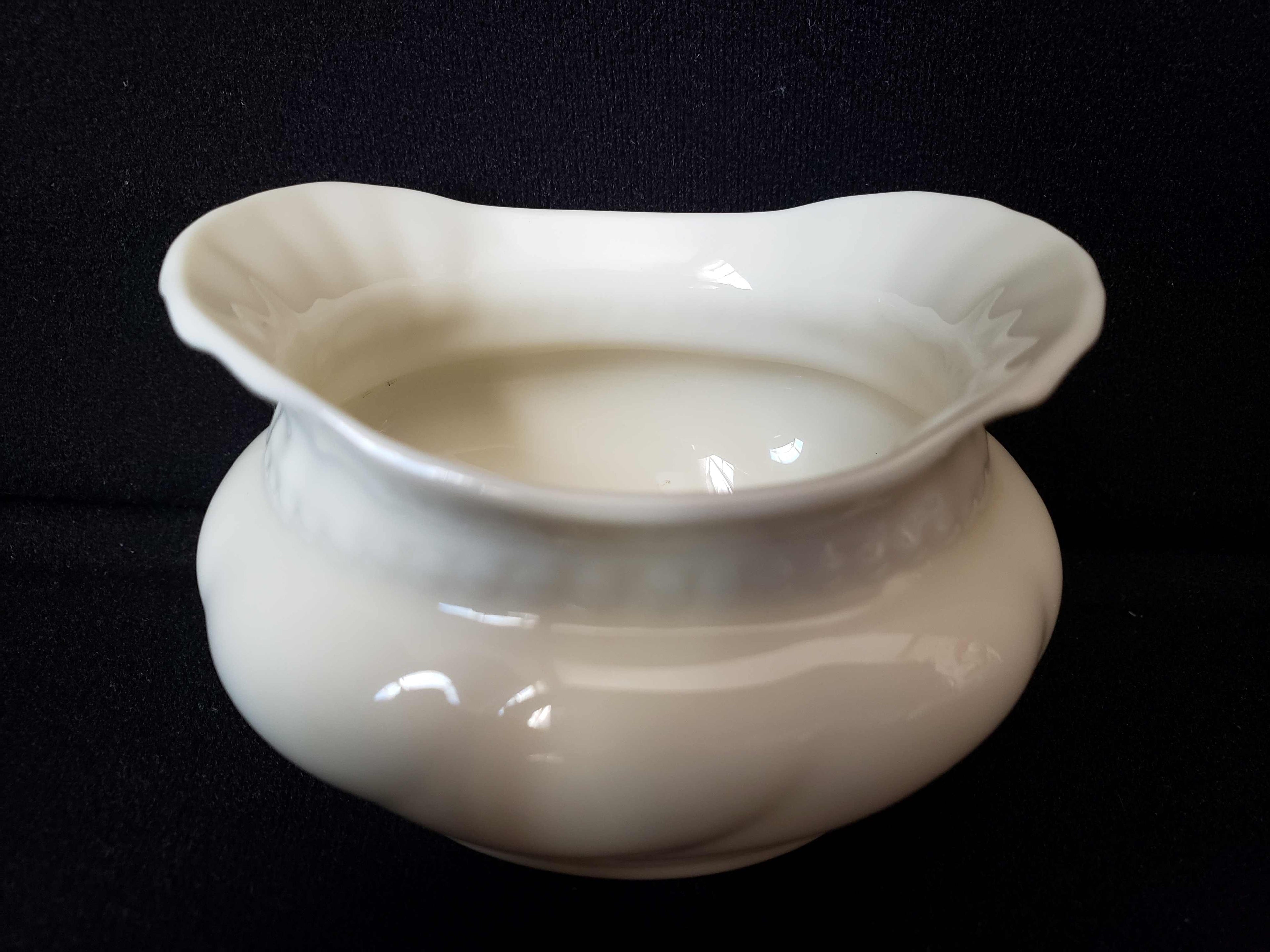 Vintage Lenox Sugar Bowl Green Stmap (lot 1986)