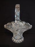 Hofbayer Byrdes Crystal Candy Dish with Handle (lot 2500c)