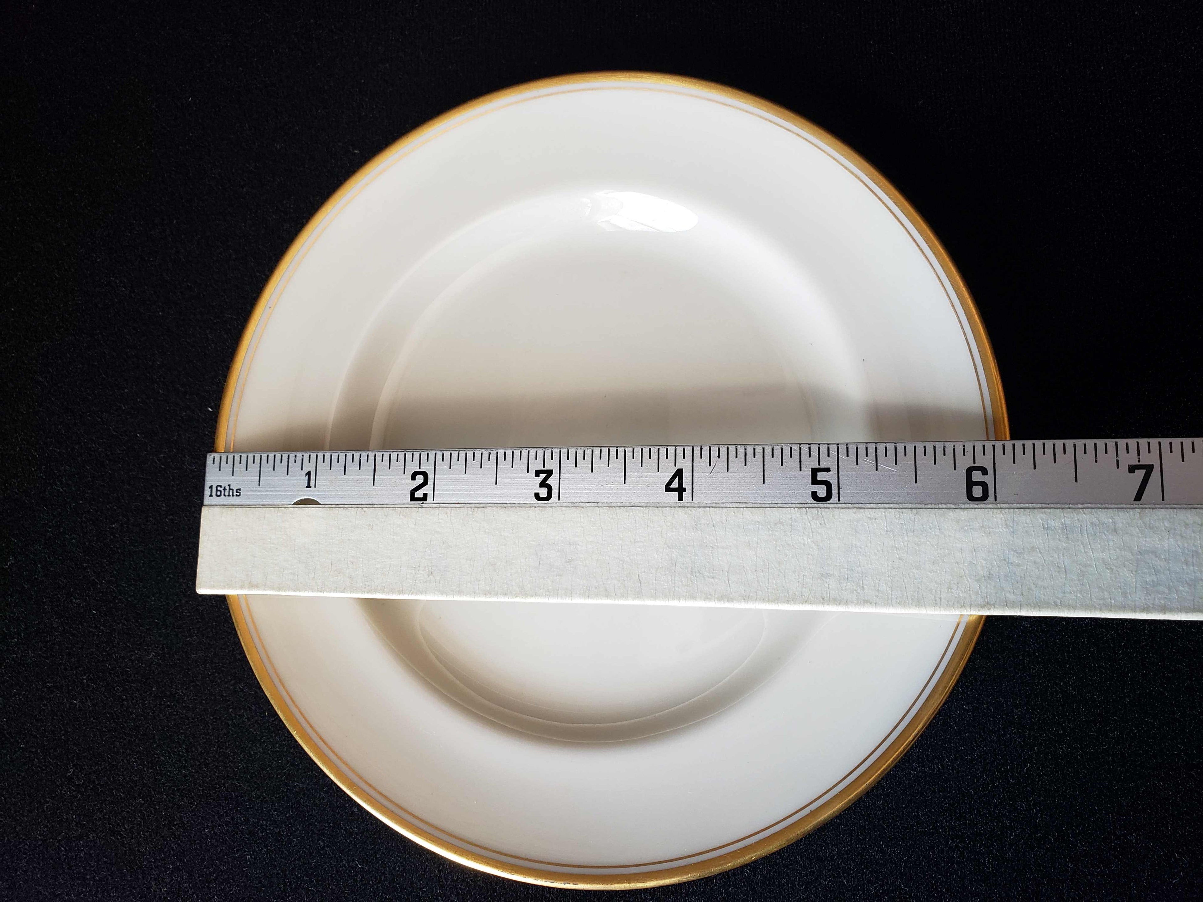 Vintage Lenox Bread or Dessert Plate Green Stamp Joseph Horne 6-1/4" (lot 1989)