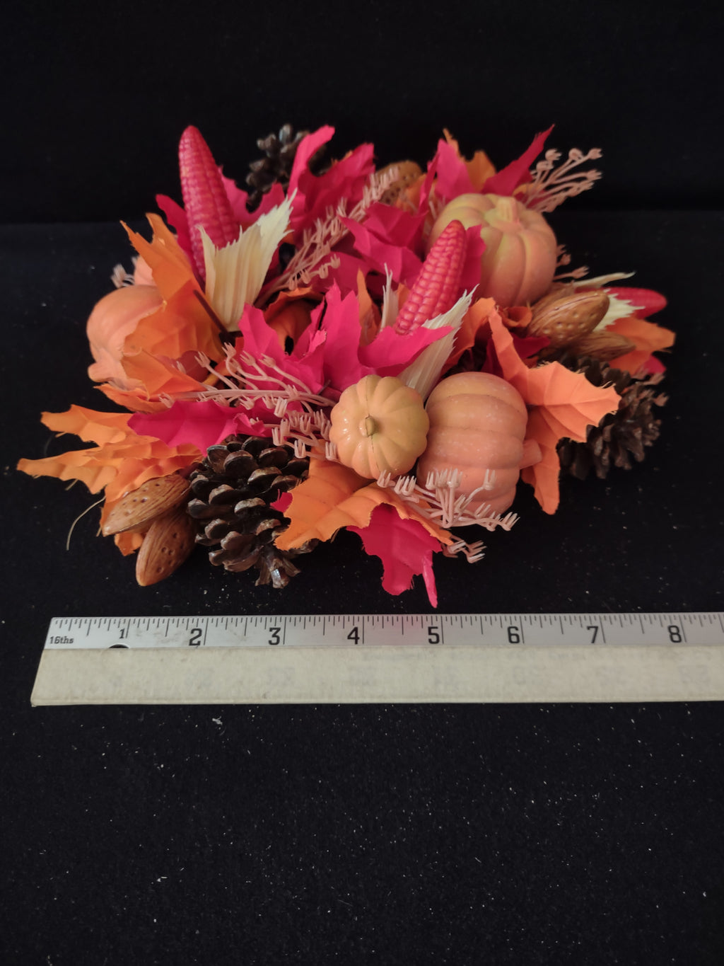 Halloween/Fall Seated Turkeys and 3" Candle Ring (Lot 3359)
