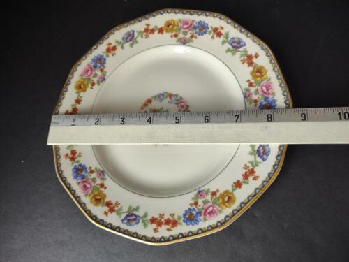 Vintage Haviland Limoges Cheverny Luncheon Plate 8-1/2" Floral (lot 793)