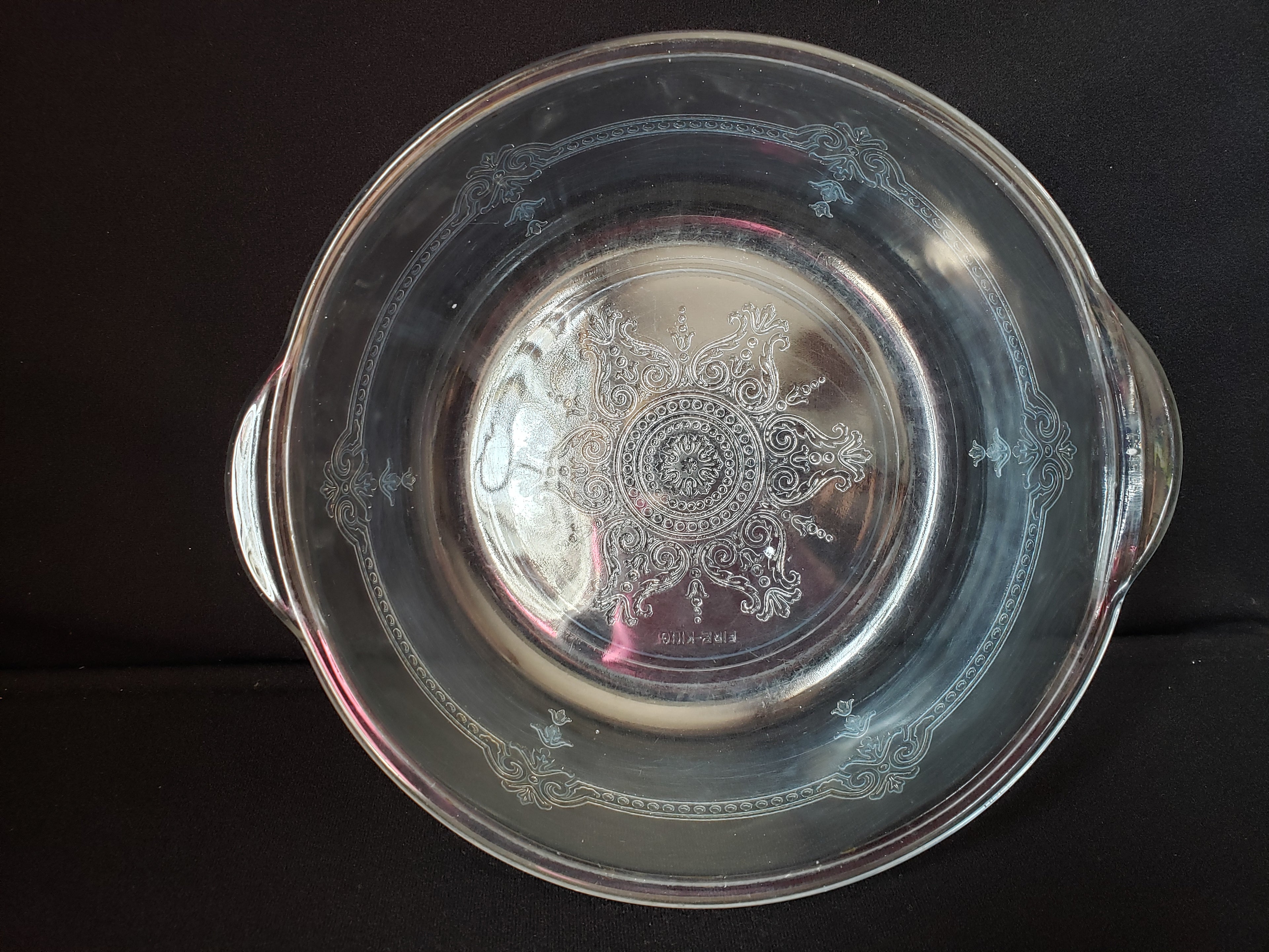 Vintage Fire King Sapphire Blue Philbe 8" Casserole Dish NO LID (2150)
