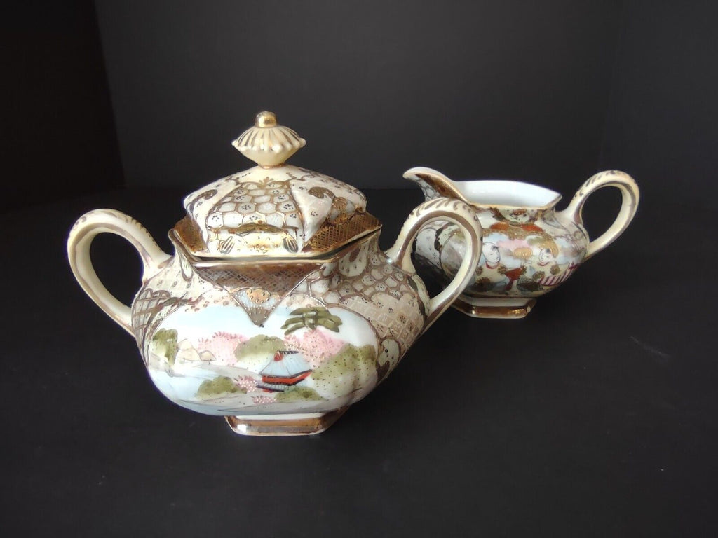 Japan Sugar Dish Creamer Set (lot 715)