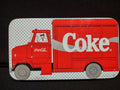 Vintage Coca-Cola Tin Red Truck Pencil Boc Some WEAR (lot 5420)