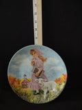 Vintage Mother Goose Collector Plate 7th Issue Mary Had A Little Lamb (Lot 5118