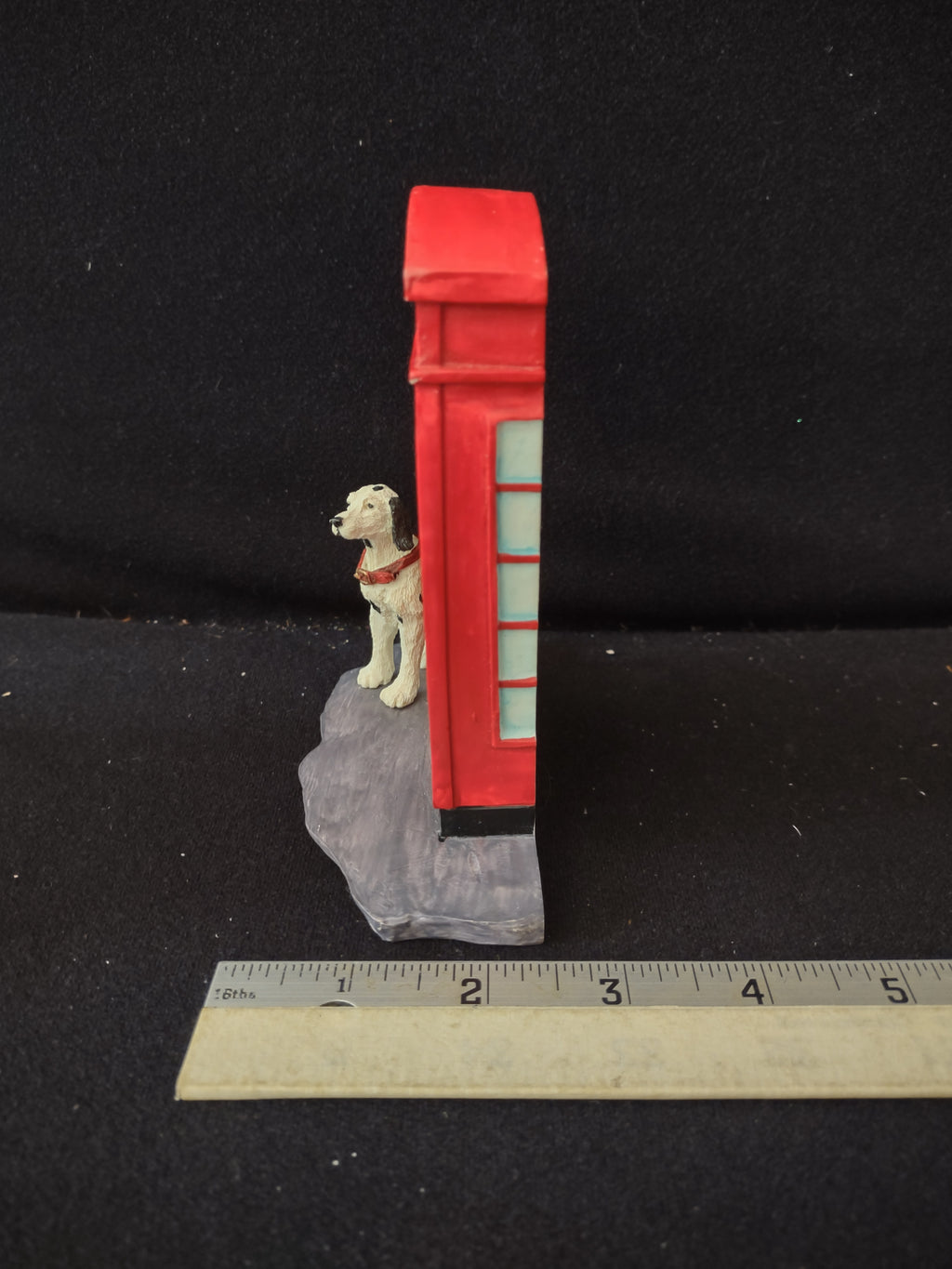 Vintage Lemax Memory Makers Collection Telephone Booth Dalmatian (Lot 3917)