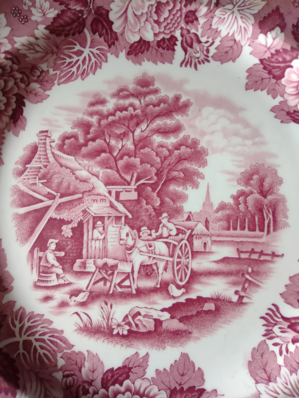 Vintage Wood Sons 10" Dinner Plate Enoch Woods English Scenery (Lot 5681)