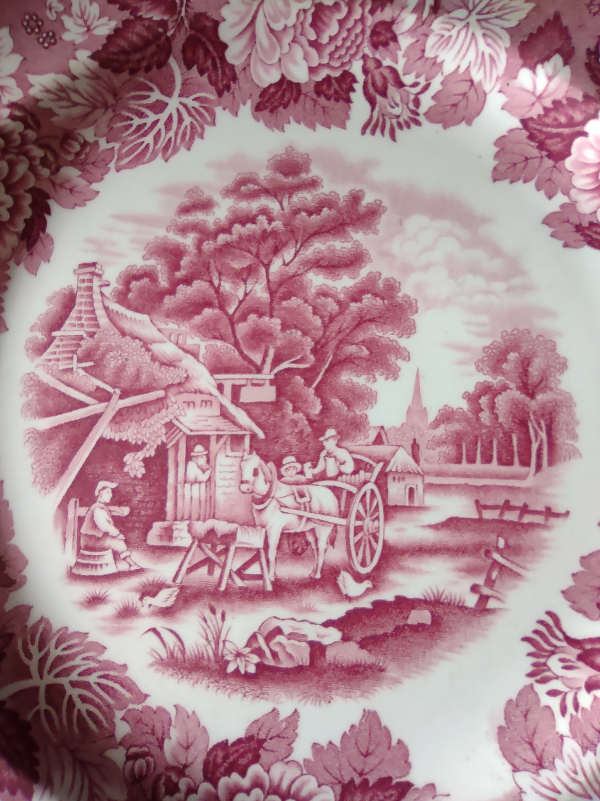 Vintage Wood Sons 10" Dinner Plate Enoch Woods English Scenery (Lot 5681)