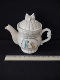 Vintage Precious Moments Happy Holly Days Christmas Teapot (Lot 4043)