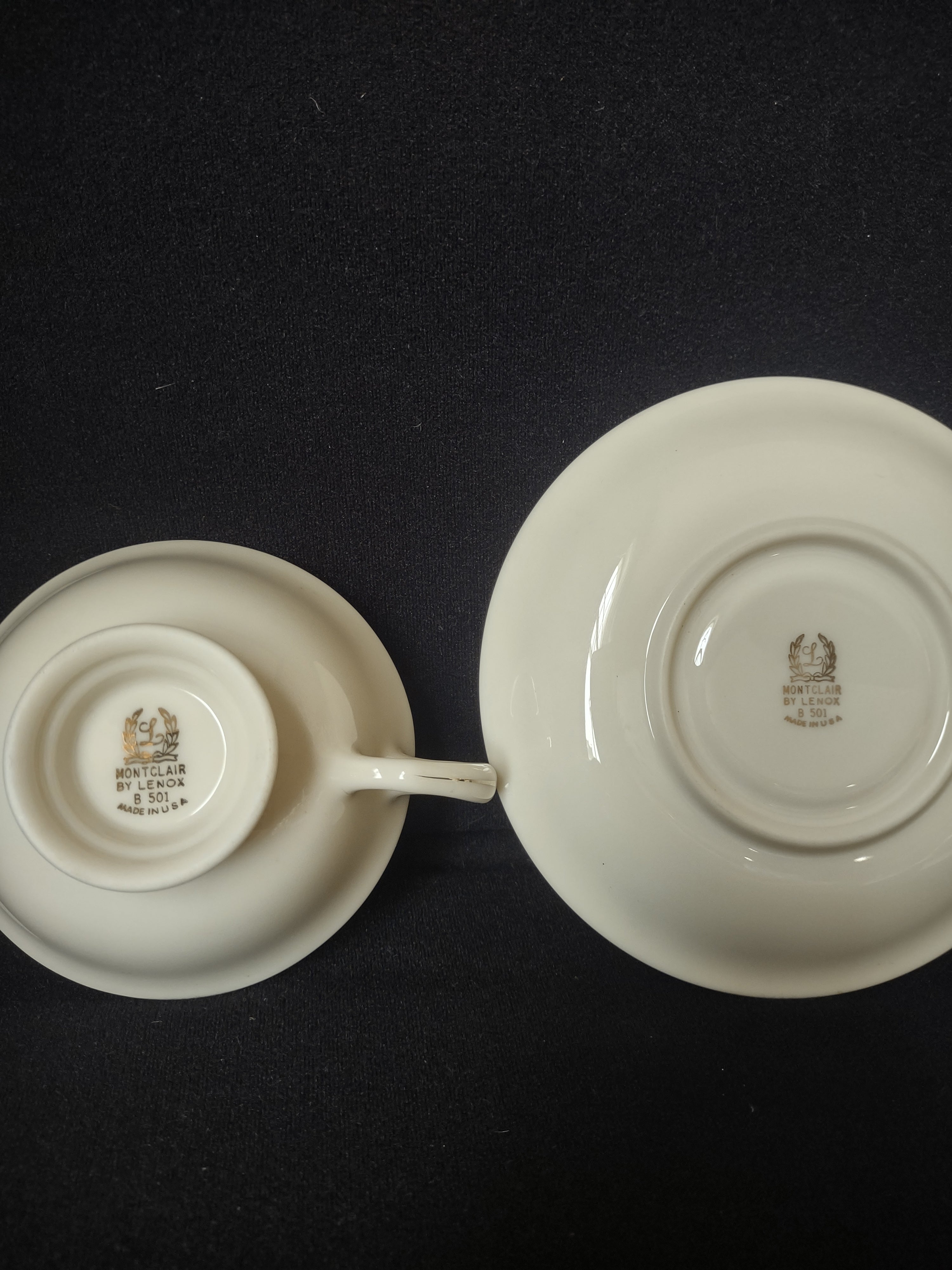 Vintage Lenox Montclair Tea Cup and Saucer (lot 1882)