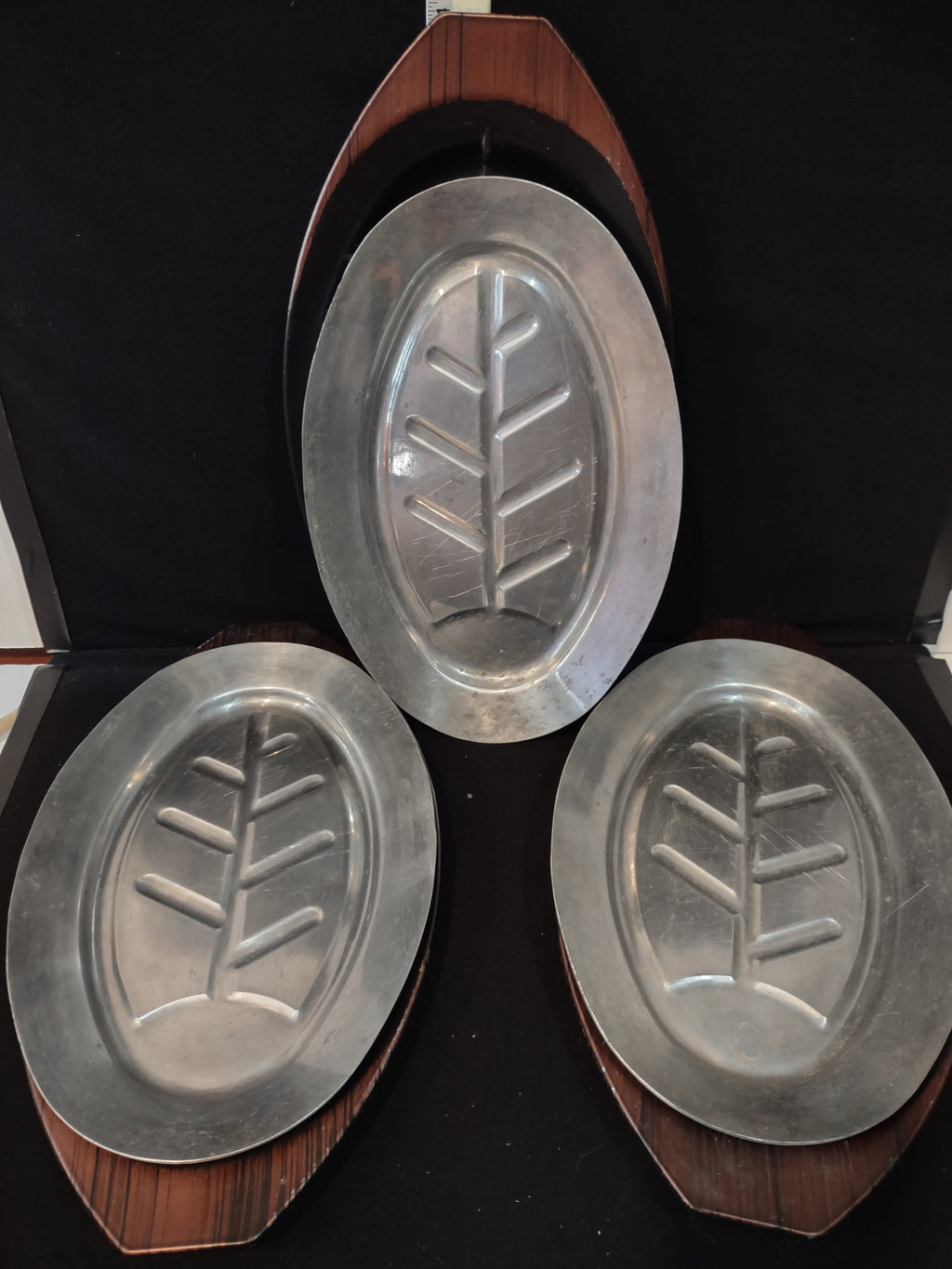 Aluminum Steak & Fajita Platter Holder Set X 3 (Lot 3071)