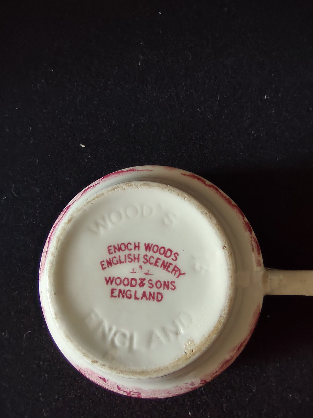 Vintage Wood Sons Teacup Saucer Enoch Woods English Scenery (Lot 5680)