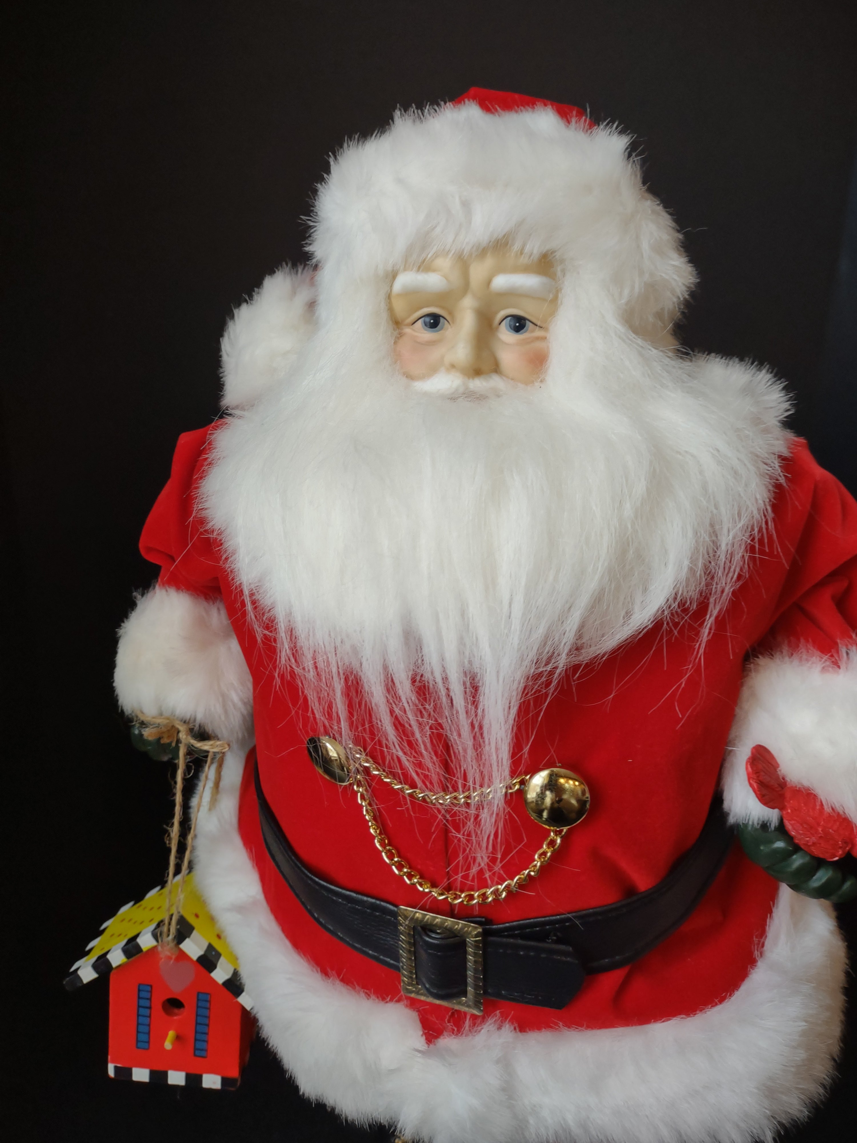 Christmas House of Lloyd all American Santa Claus 18" (lot1375)