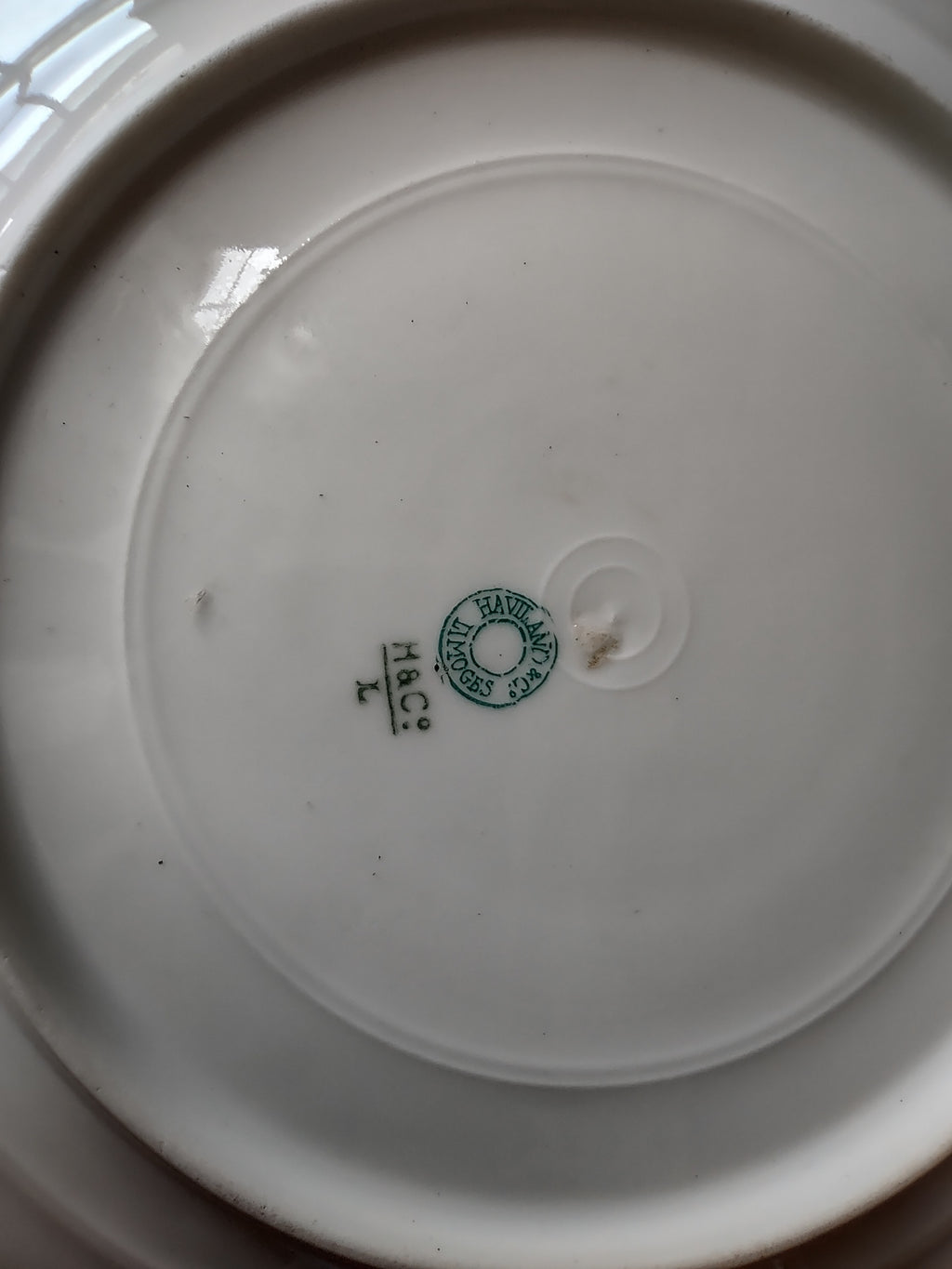 Depose Haviland Limoges Pink Brown Cornflower Luncheon /Salad Plate (lot 968)