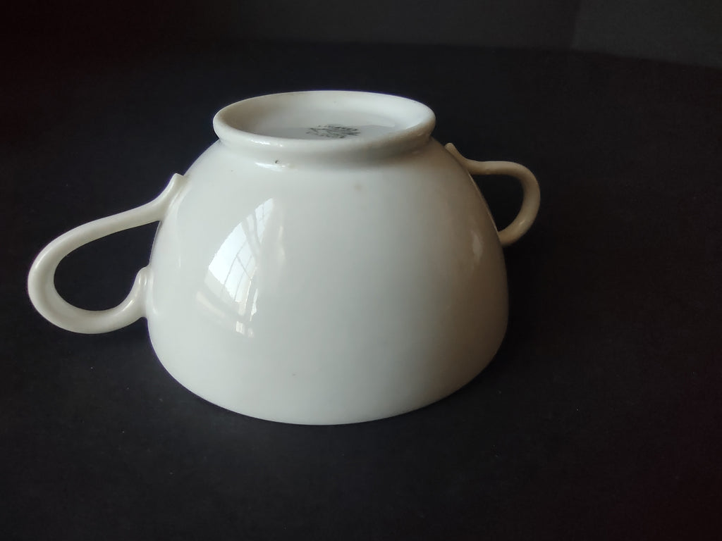 Limoges Porcelain Bouillon Cup ONLY Plain White (lot 1076)