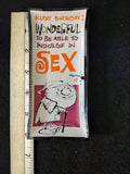 Vintage Houze Art Happy Birthday Old Innuendo Candy Trinket Dish (Lot 3645)