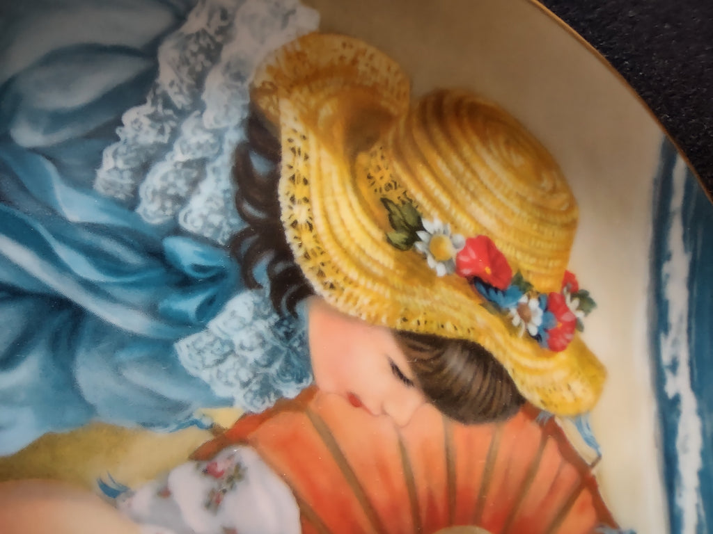 Vintage A Childhood Almanac Collector Plate 6th Issue Summer Secrets (Lot 5192)